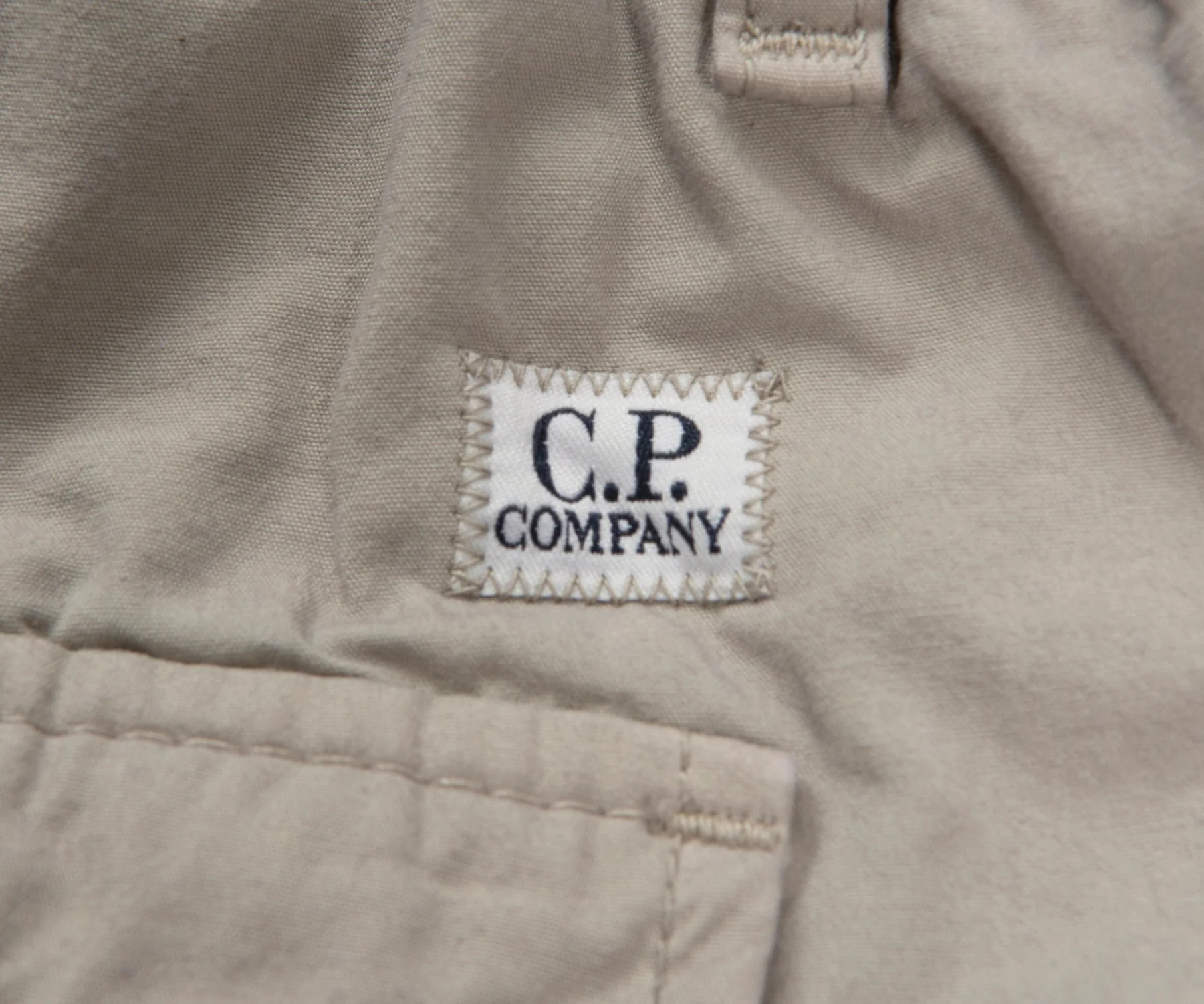 C.P. Company Vintage Khaki Straight Leg Cargo Trousers - Image 6
