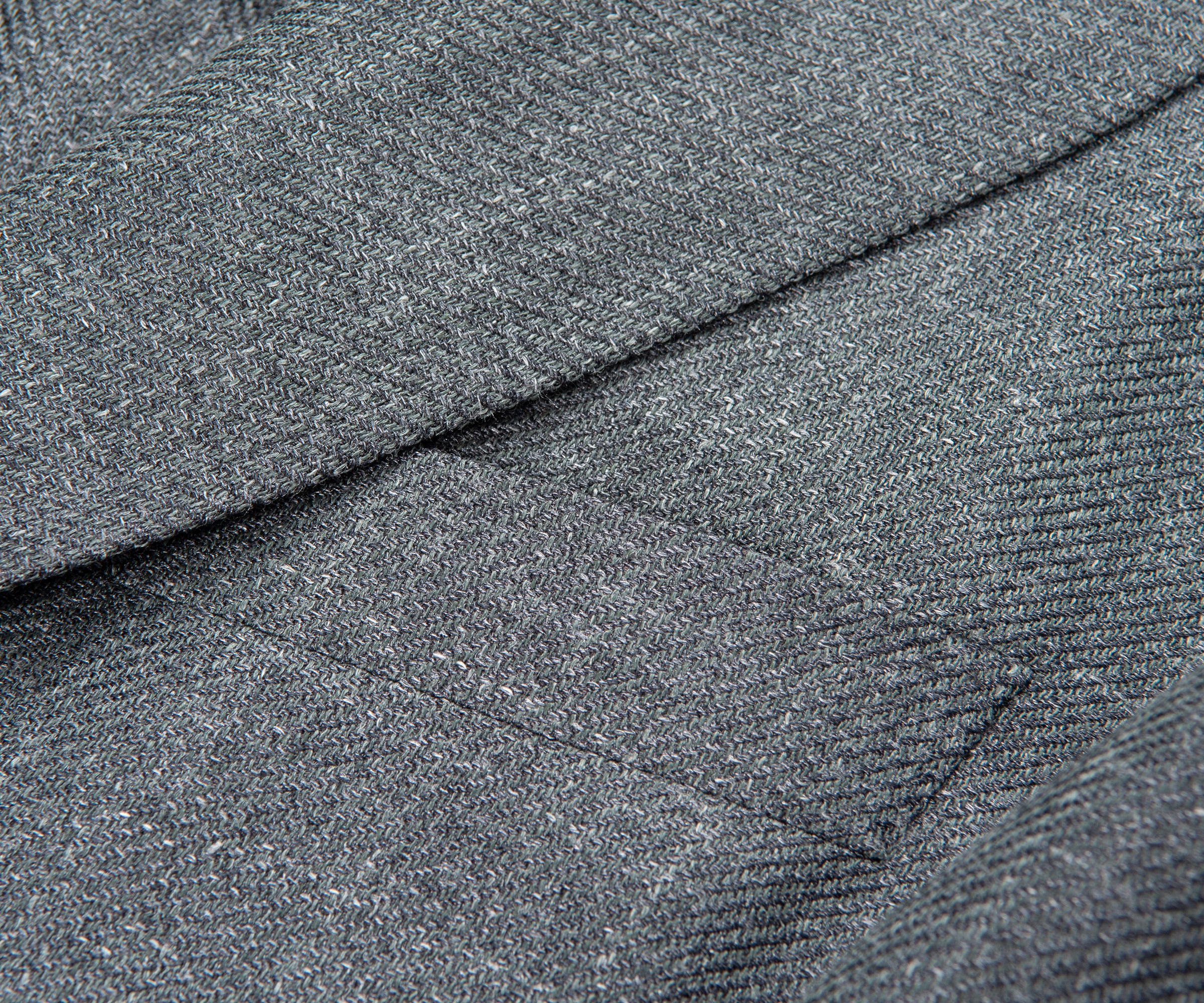 Canali Grey Soft Linen Silk Blazer - Image 5