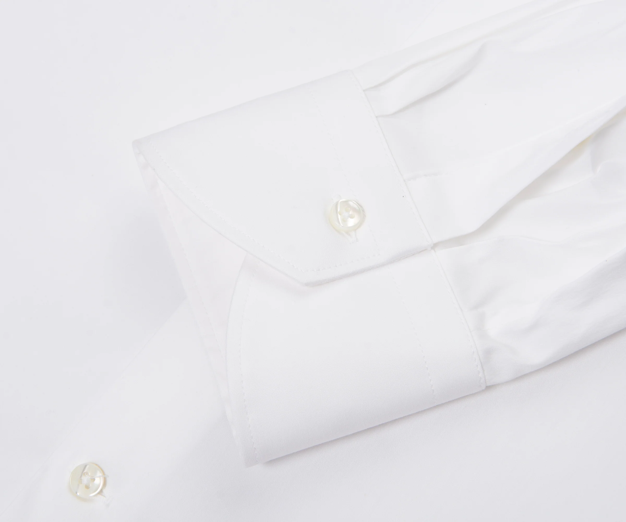 Canali White Regular Fit Travel Shirt - Image 4
