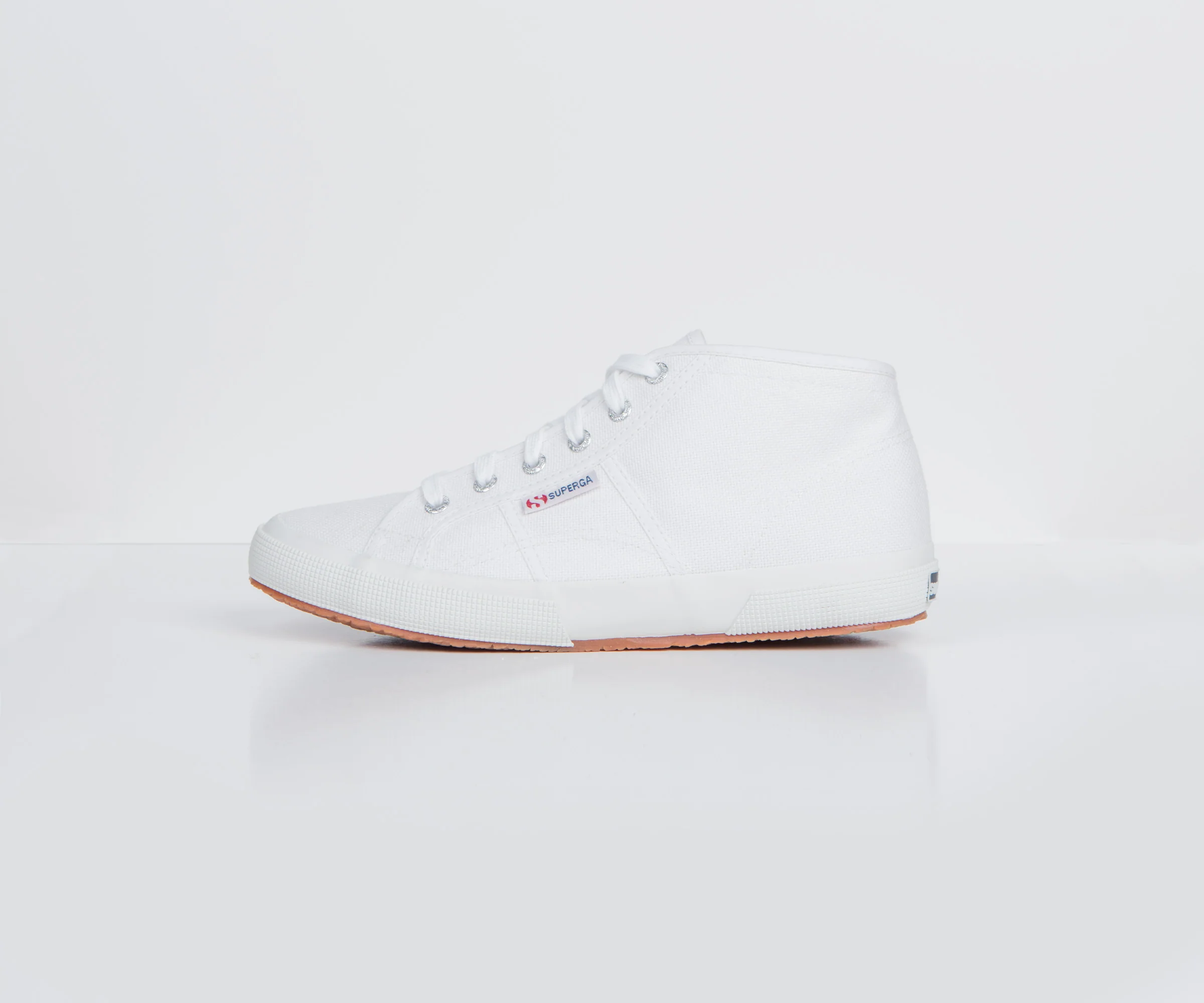 Superga 'cotu Canvas High-Top Trainer White - Image 2