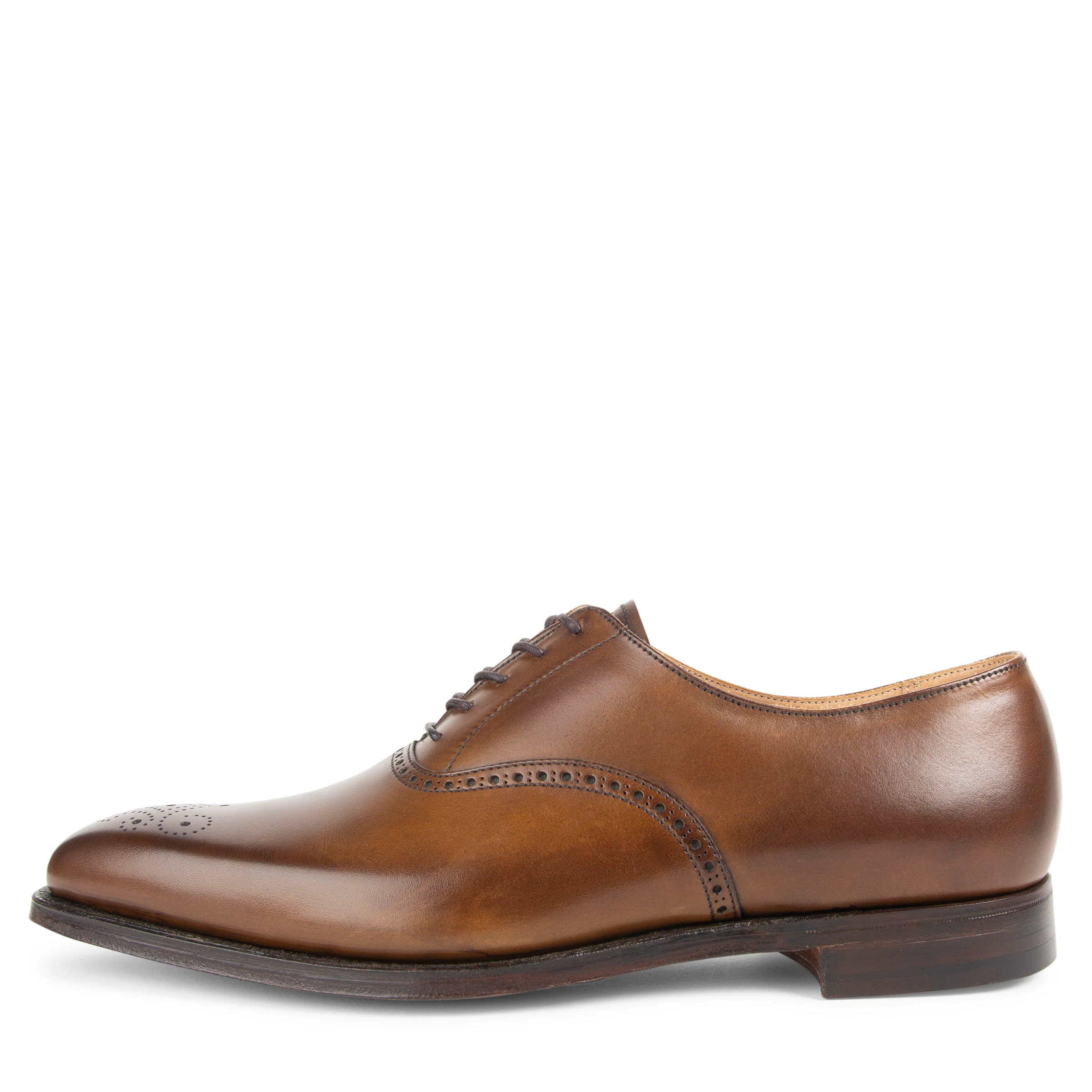 Crockett & Jones Edgware Punched Medallion Shoe Brown