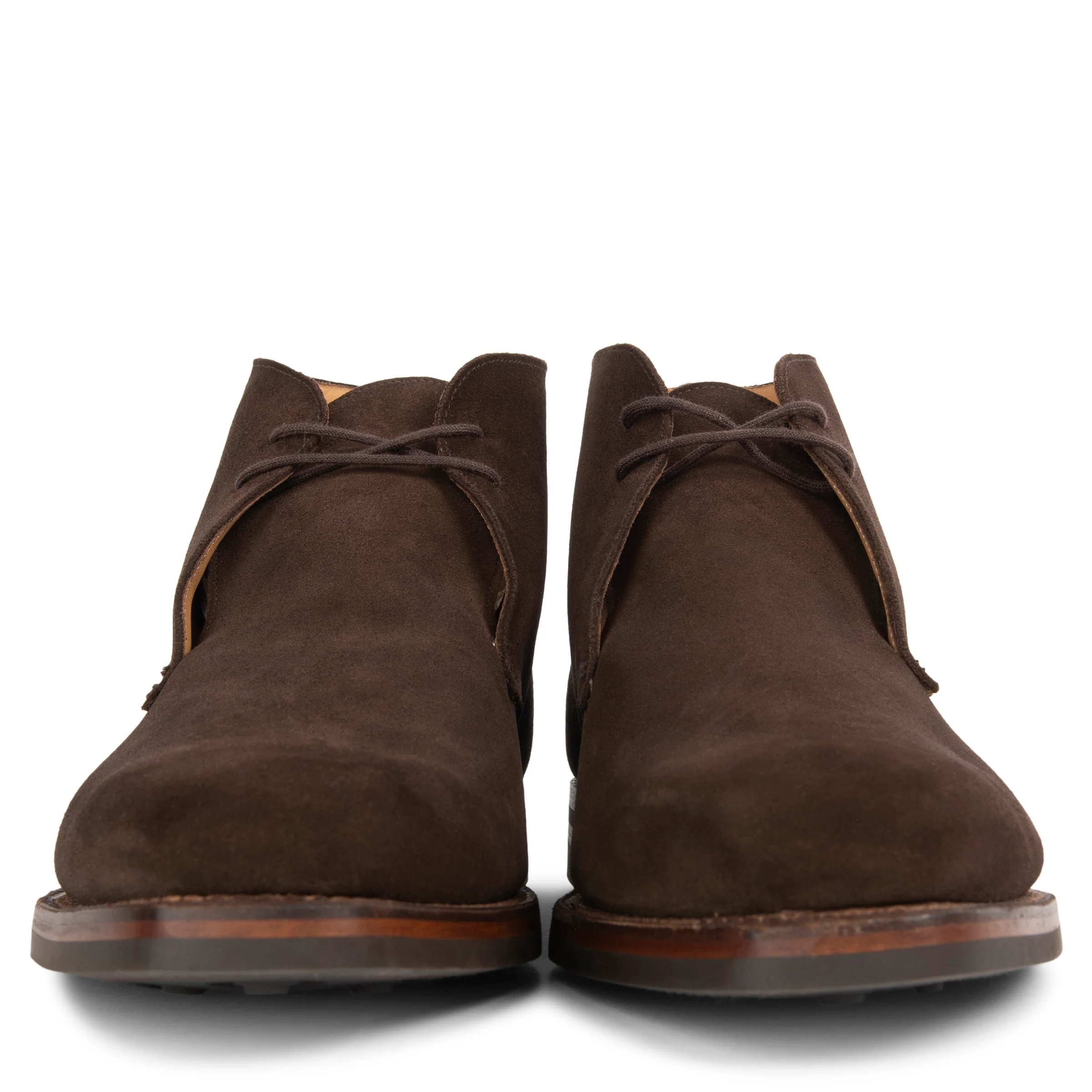Crockett & Jones Tetbury Suede Ankle Boot Brown - Image 3