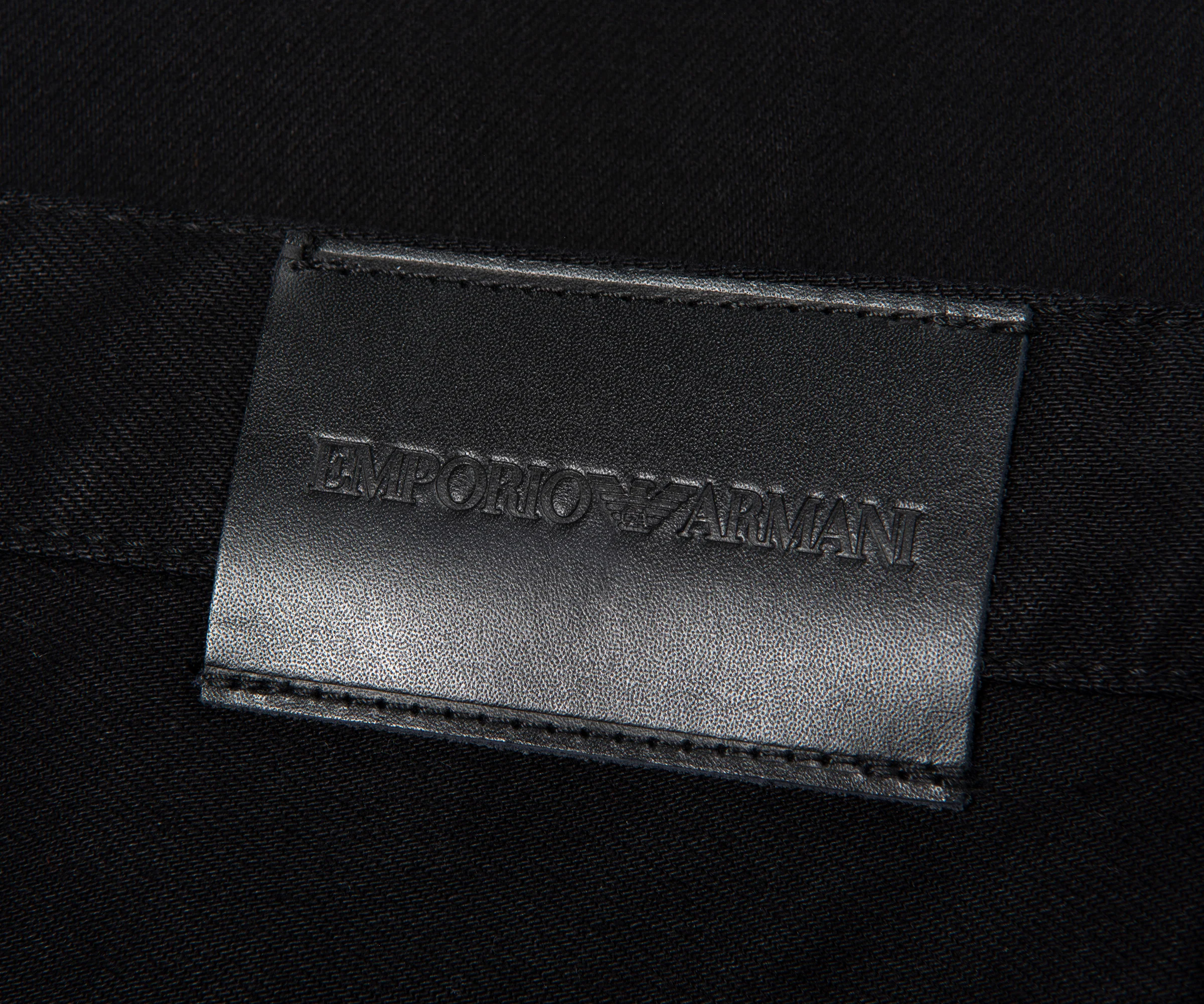 Emporio Armani Black J06 Jeans - Image 4