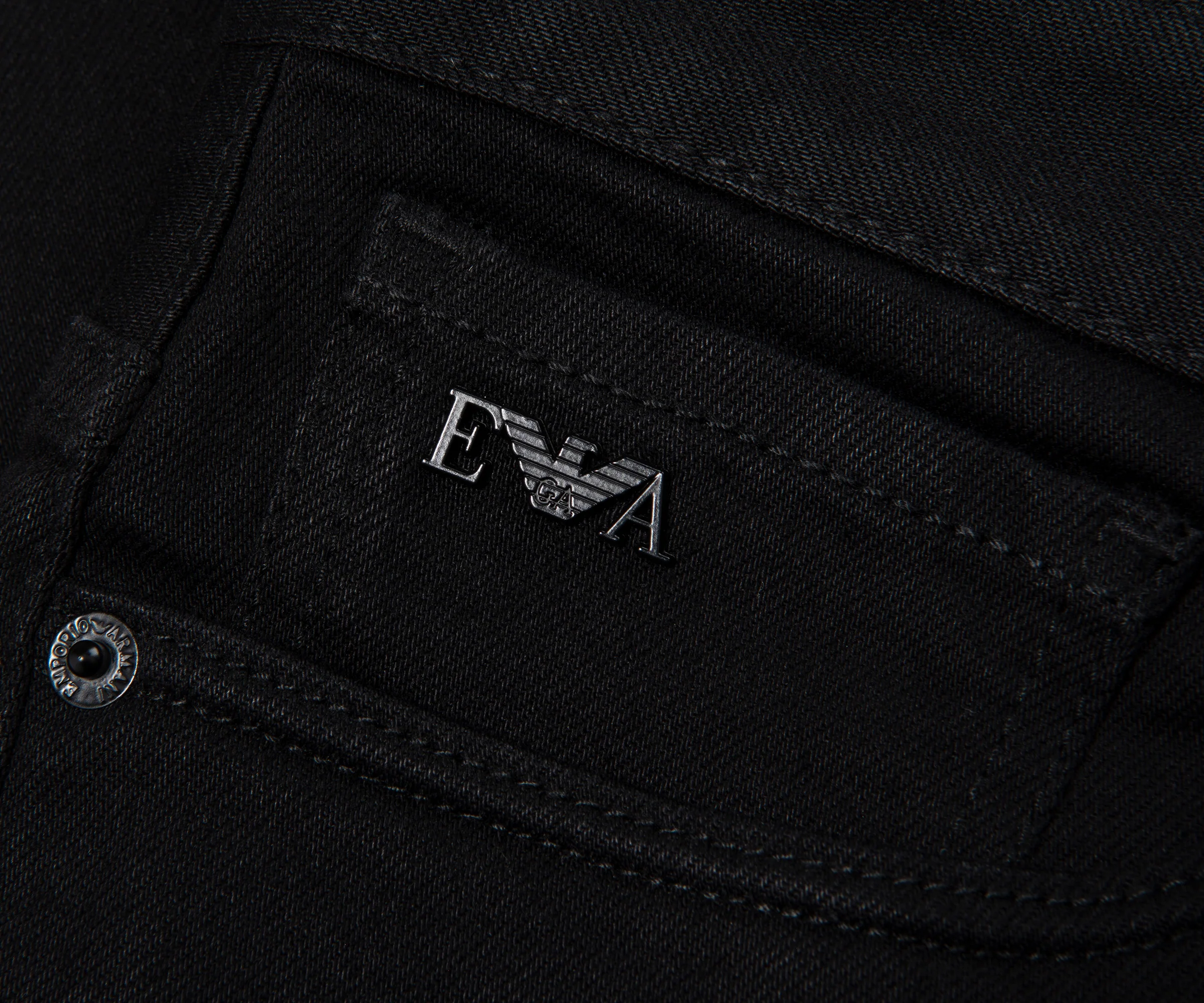 Emporio Armani Black J06 Jeans - Image 5