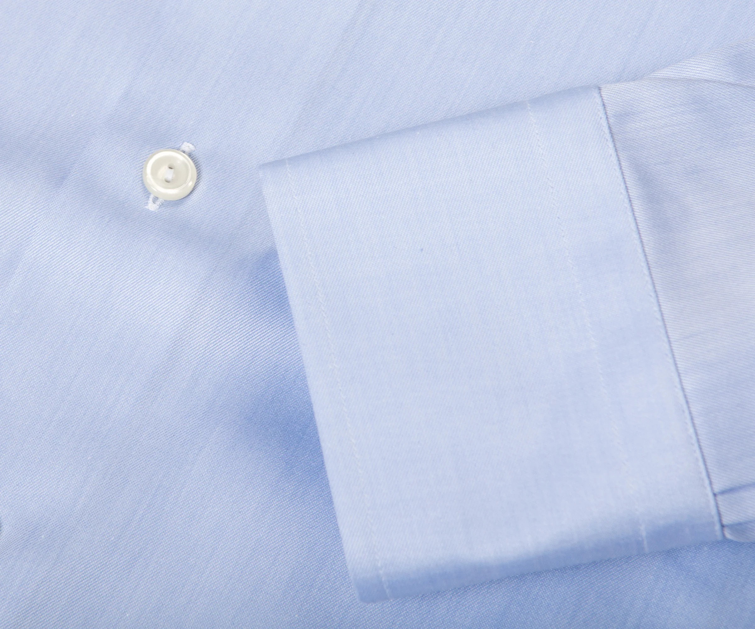 Eton Contemporary Fit Plain Formal Shirt Blue - Image 3