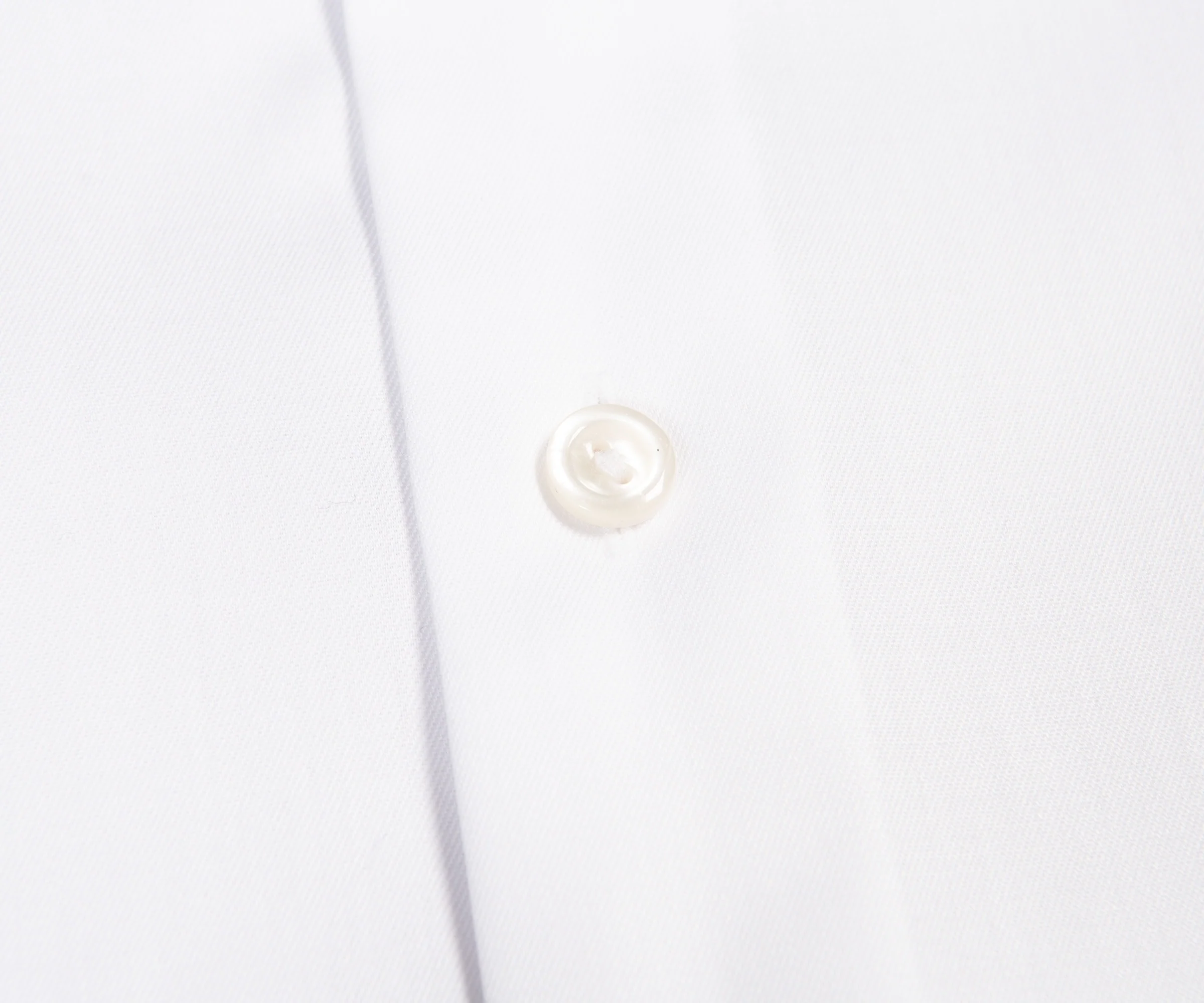 Eton Essentials Slim Fit Plain Formal Shirt White - Image 4