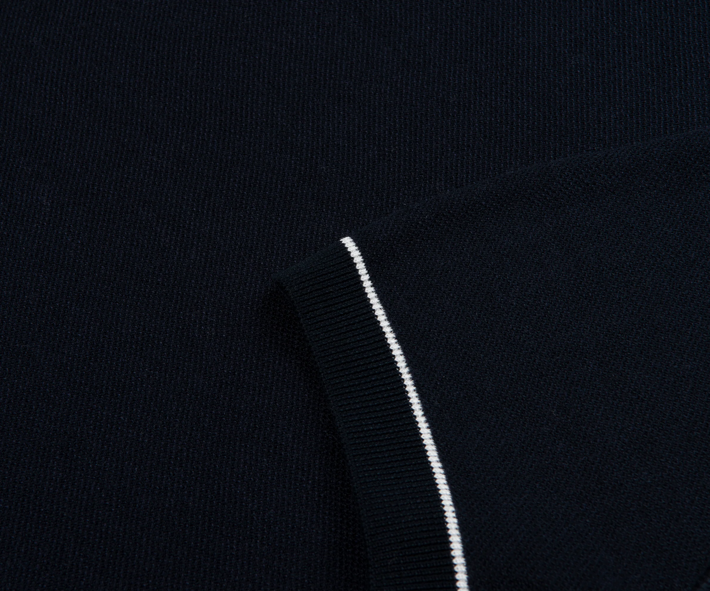 Boss H-Jianfranco Navy Knit Textured T-Shirt - Image 4