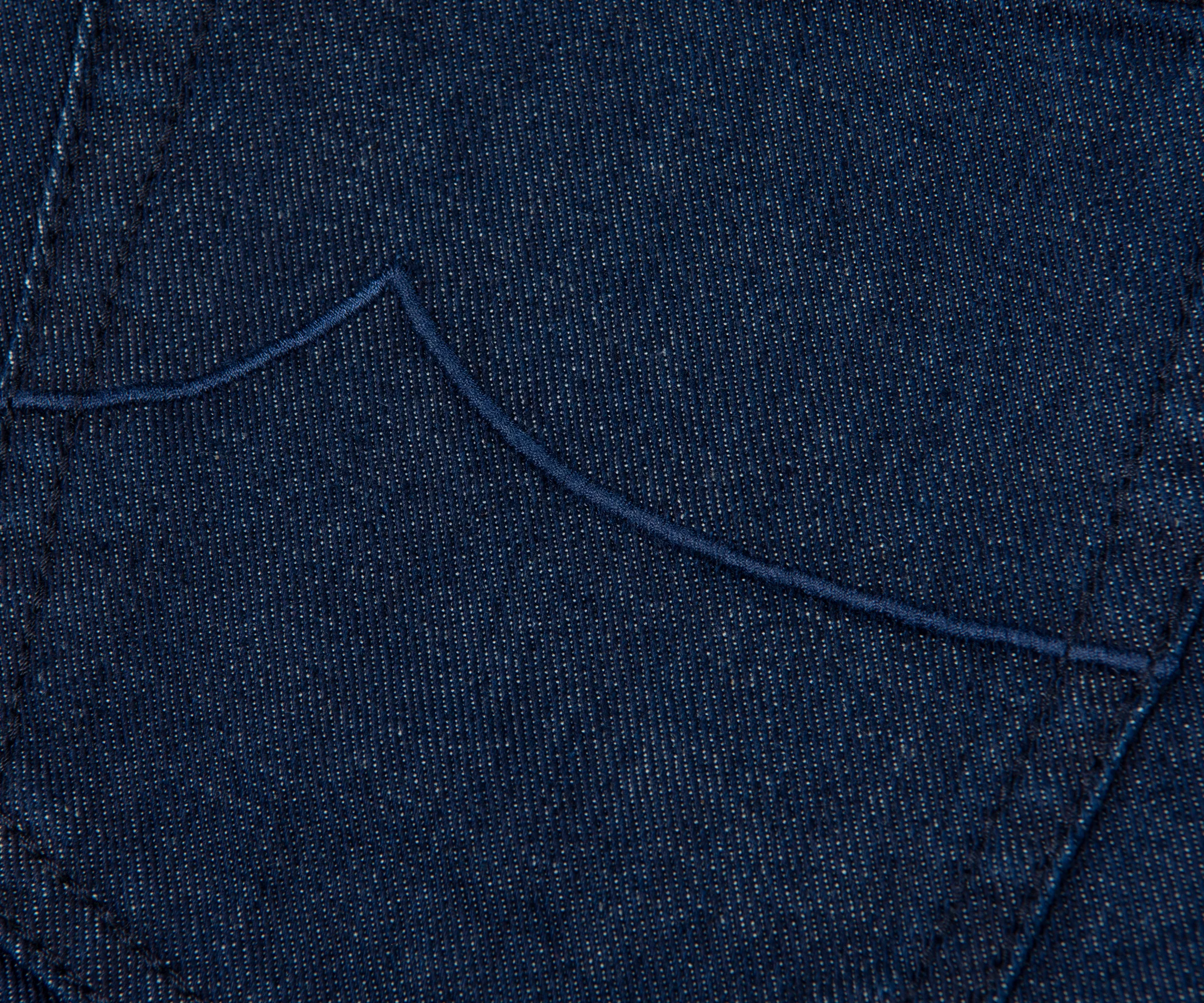 Jacob Cohen Bard Suede Patch Slim Fit Jeans Denim Blue - Image 5