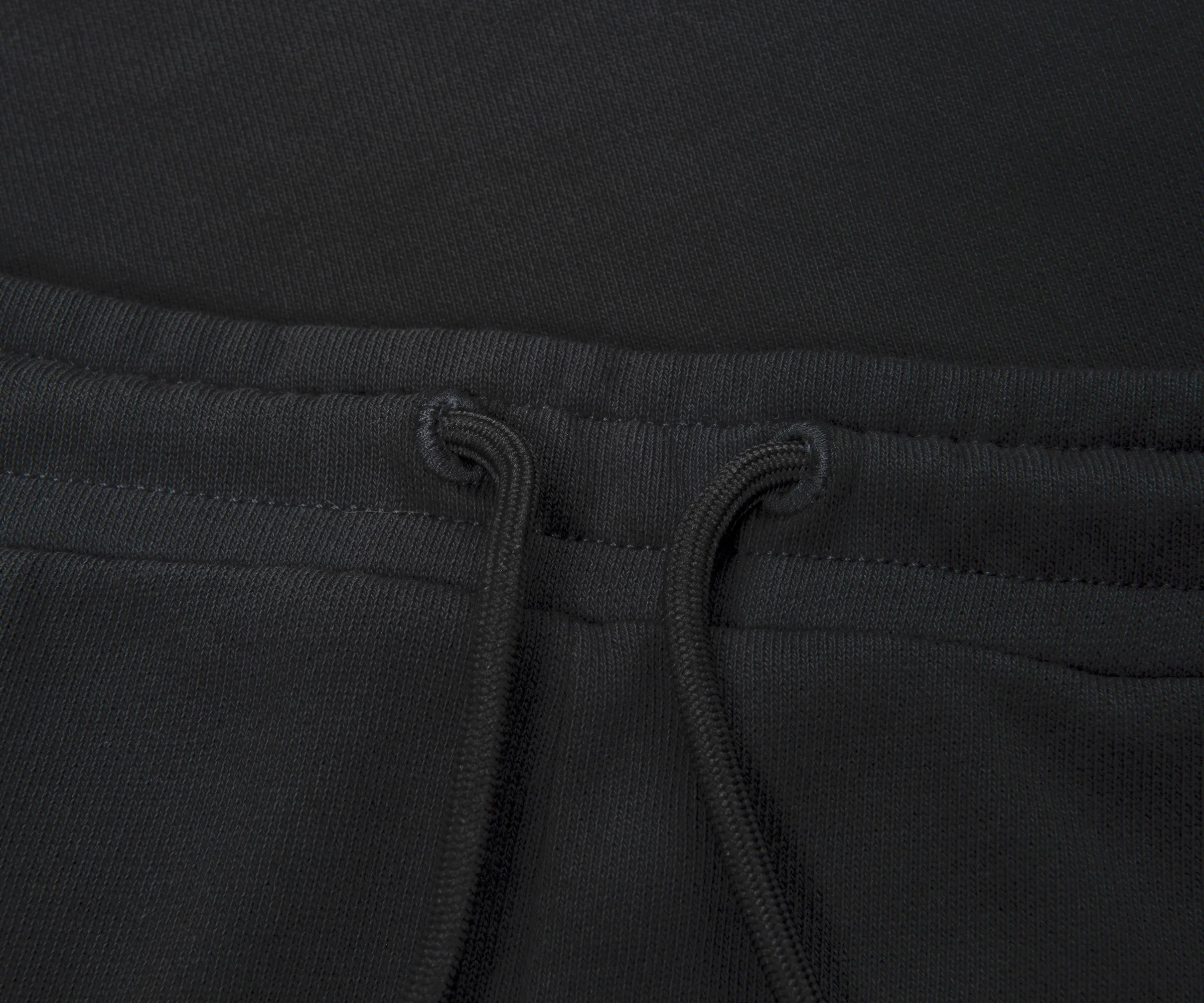 Moncler Black Fuzzy Logo Cotton Shorts - Image 2