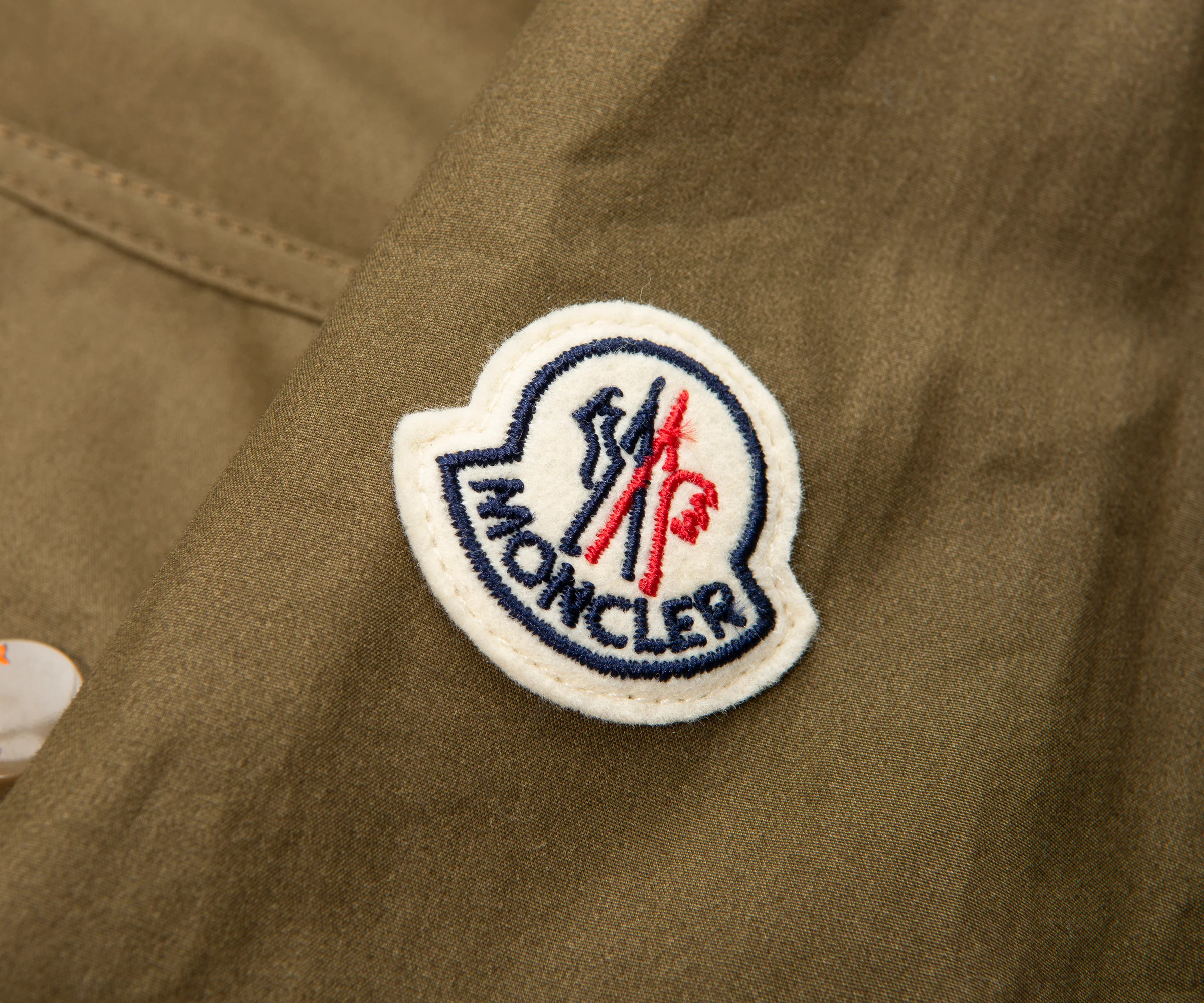 Moncler Green Chest Pocket Silver Tag Overshirt - Image 5