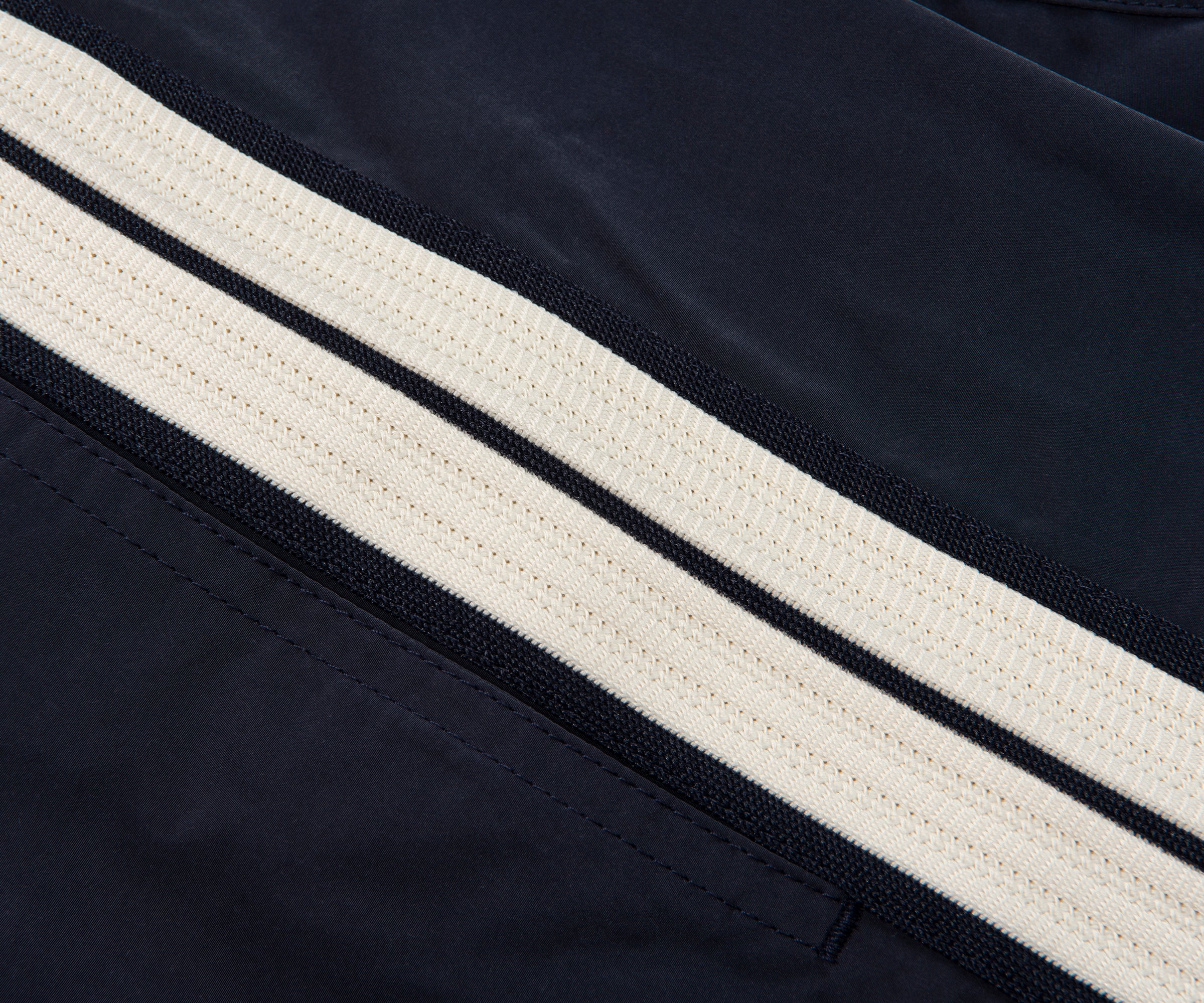 Moncler Navy Side Stripe Swim Shorts - Image 5