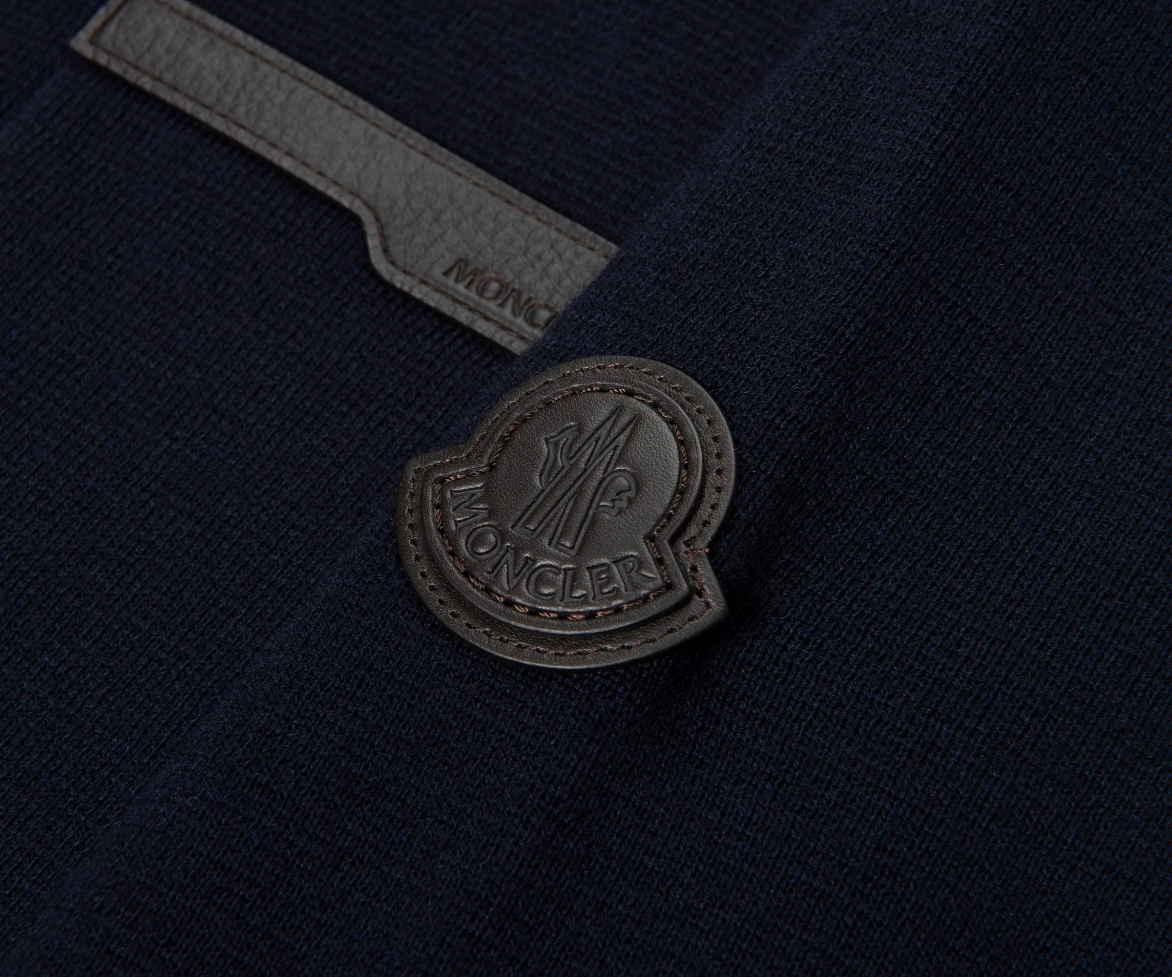 Moncler Navy Wool Zip-up 3 Pocket Cardigan - Image 5