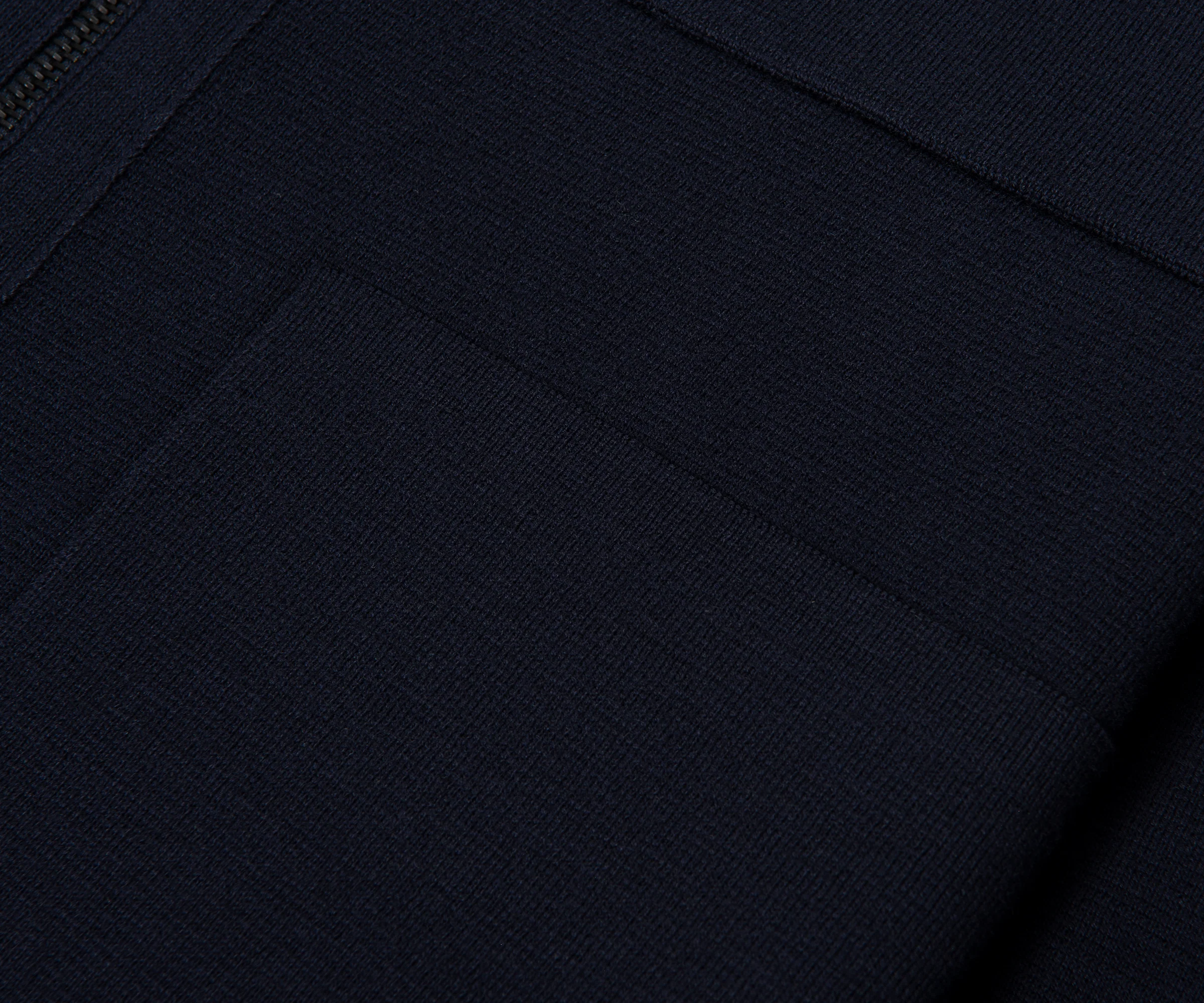 Moncler Navy Wool Zip-up 3 Pocket Cardigan - Image 6