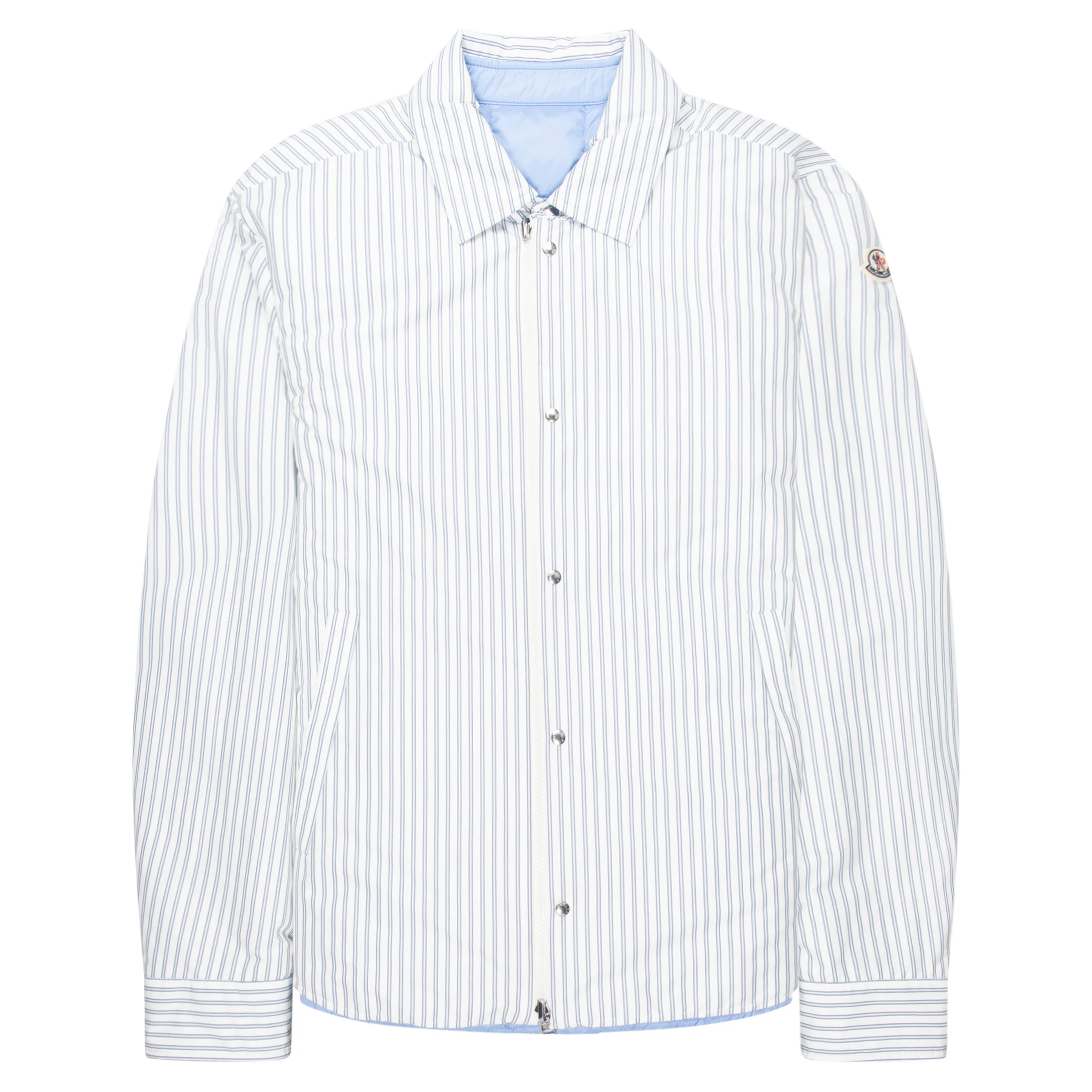 Moncler White/Blue Crescent Reversible Jacket