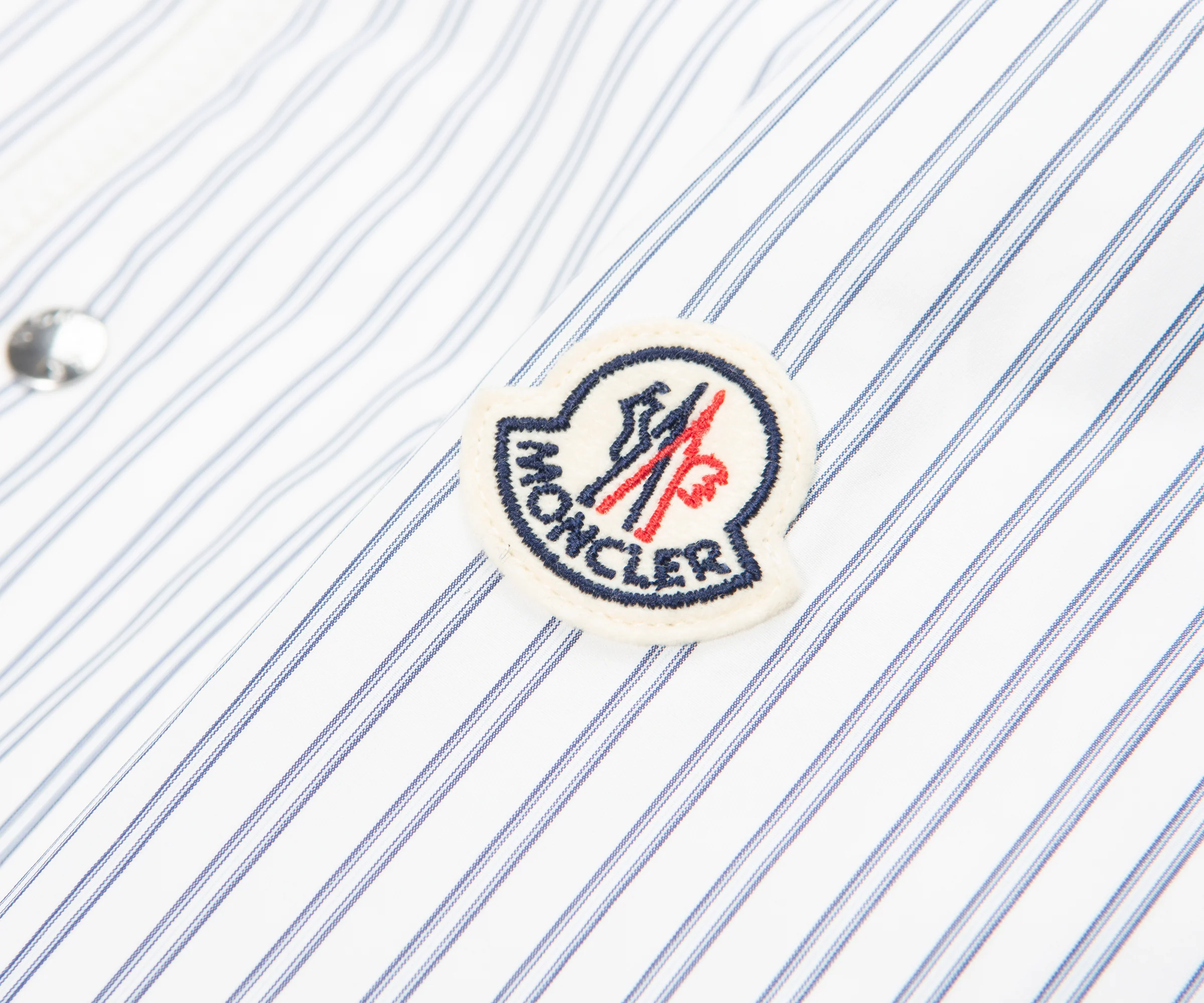Moncler White/Blue Crescent Reversible Jacket - Image 5
