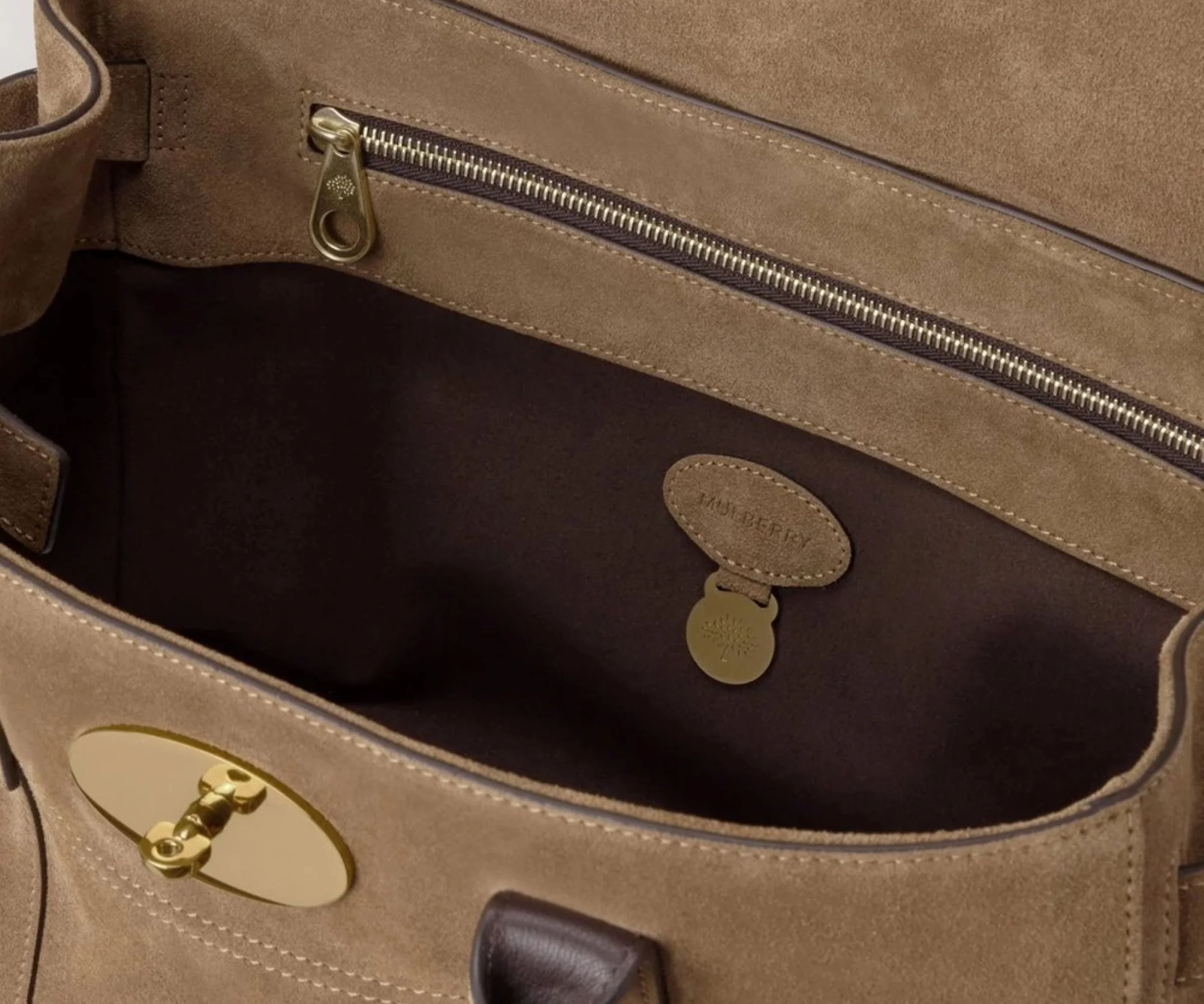 Mulberry Bayswater Salcombe Sand Suede - Image 3