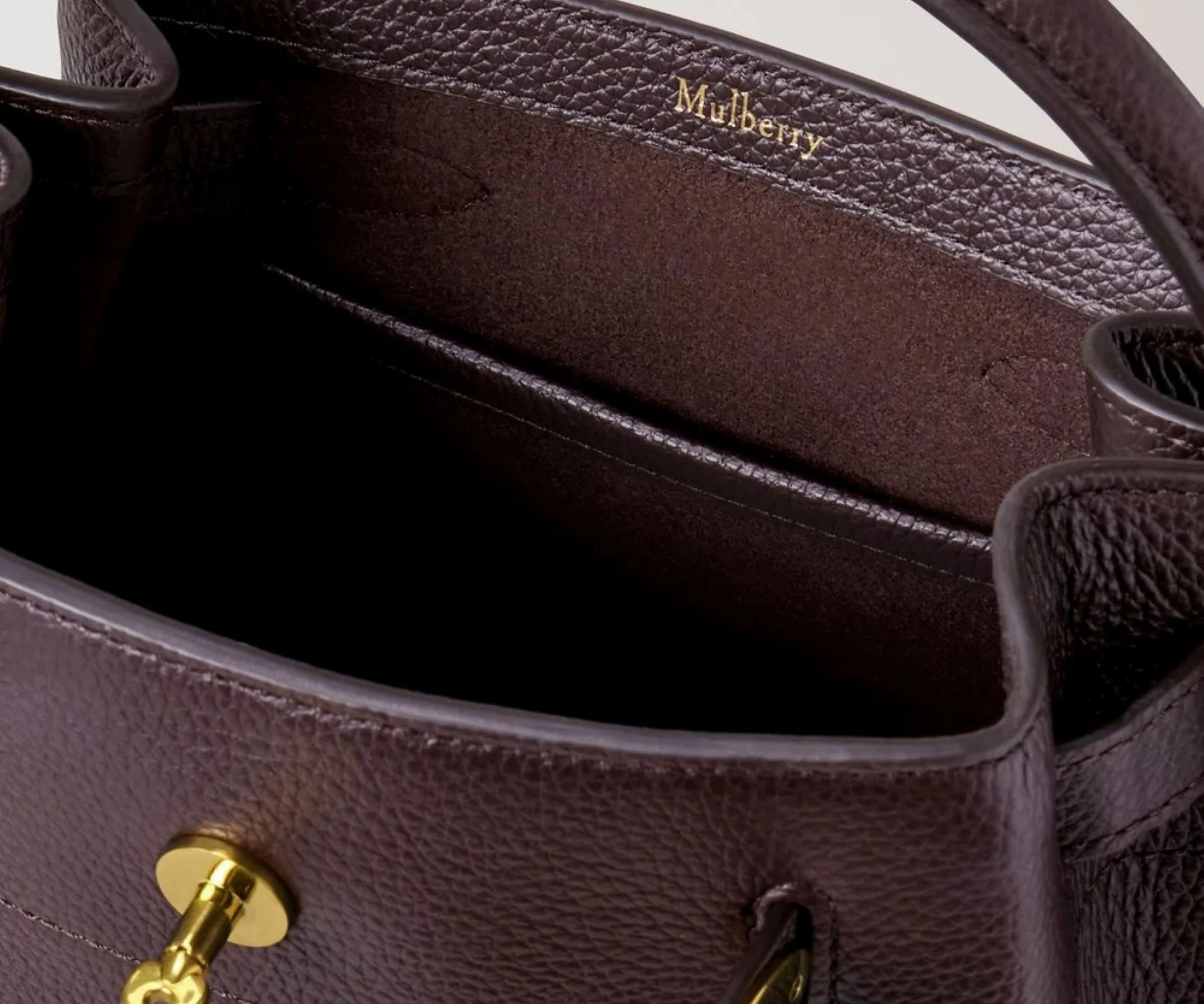Mulberry Ebony Mini Islington Bucket Bag - Image 3