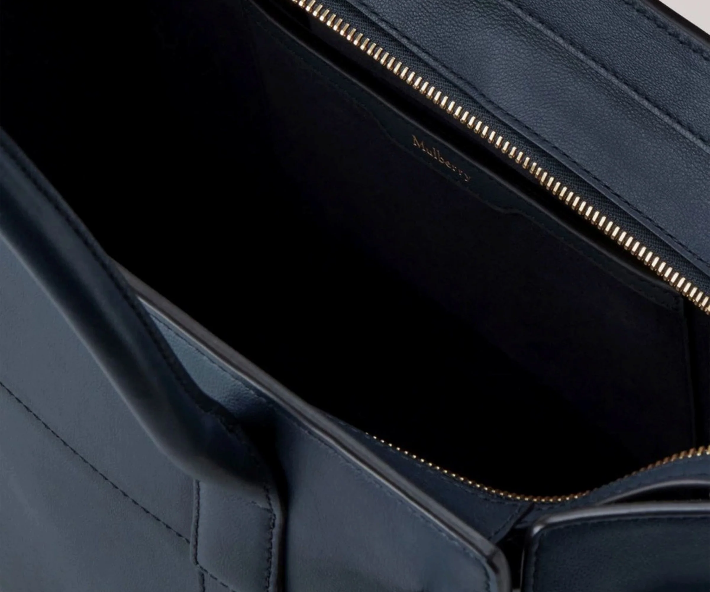 Mulberry Night Sky Small Zipped Bayswater Bag - Image 3