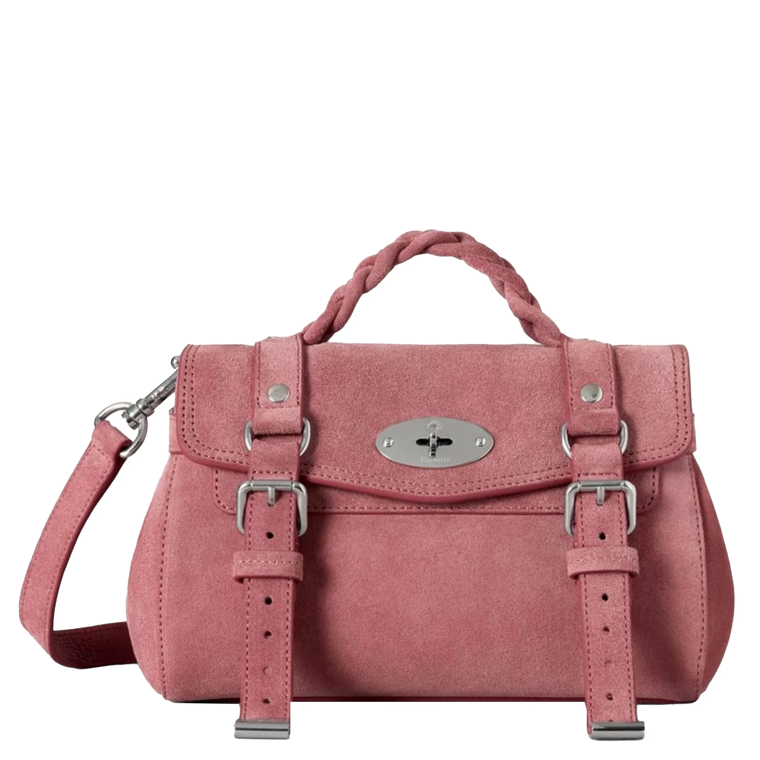 Mulberry Pink Scrumpy Mini Alexa Suede