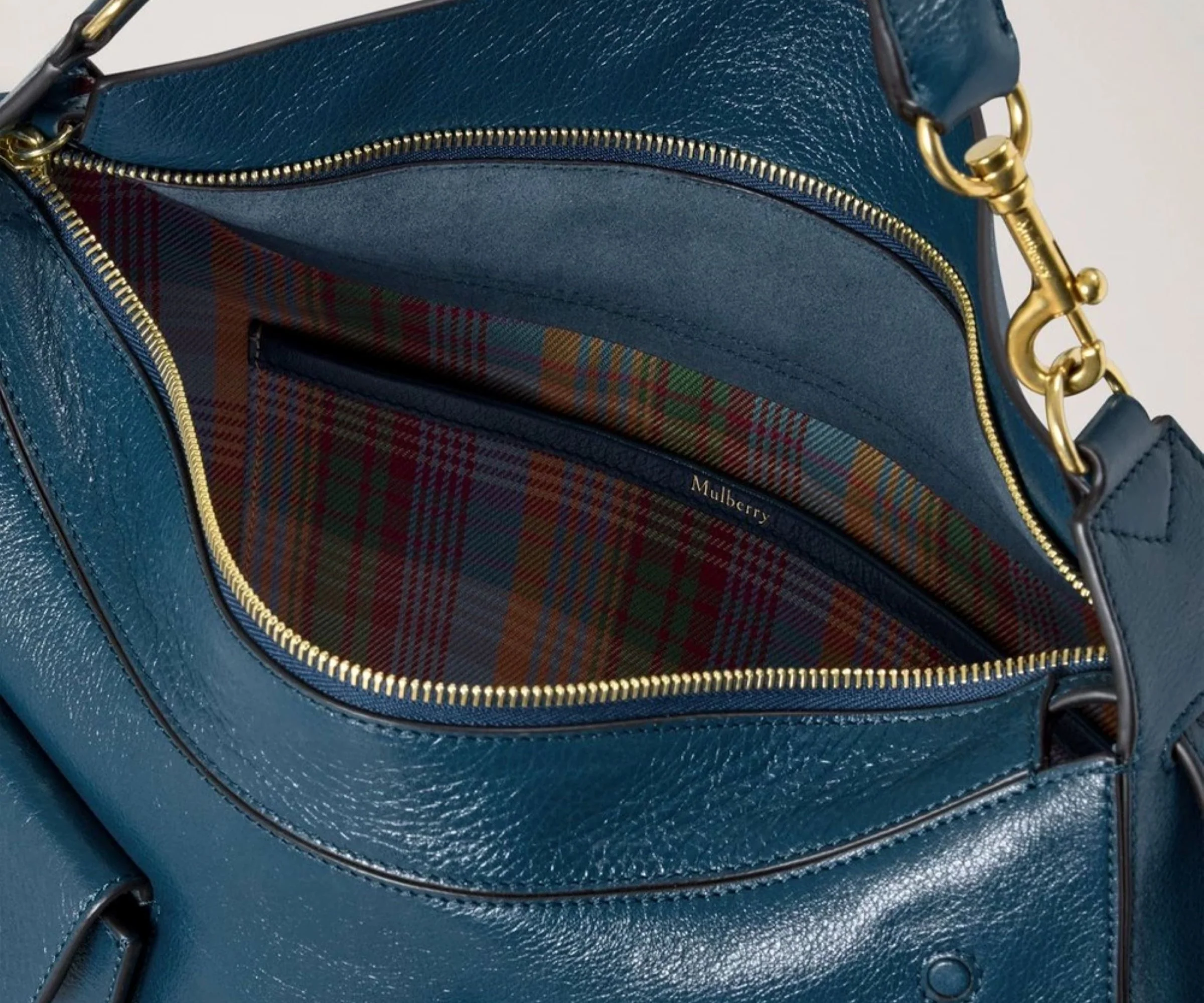 Mulberry Roxanne Shoulder Bag Blue - Image 3