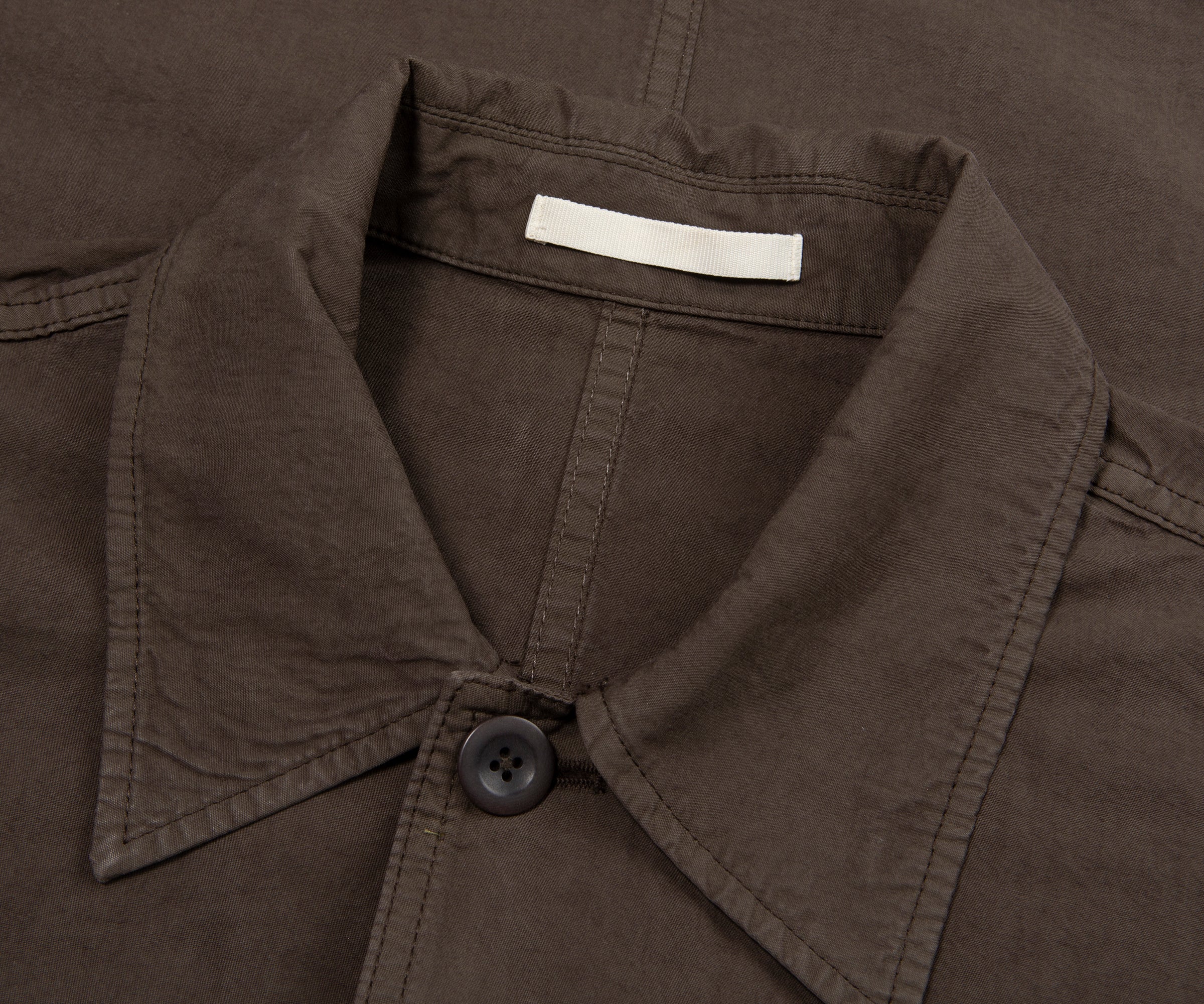 Norse Chocolate Appresskov Compact Cotton Overshirt - Image 2