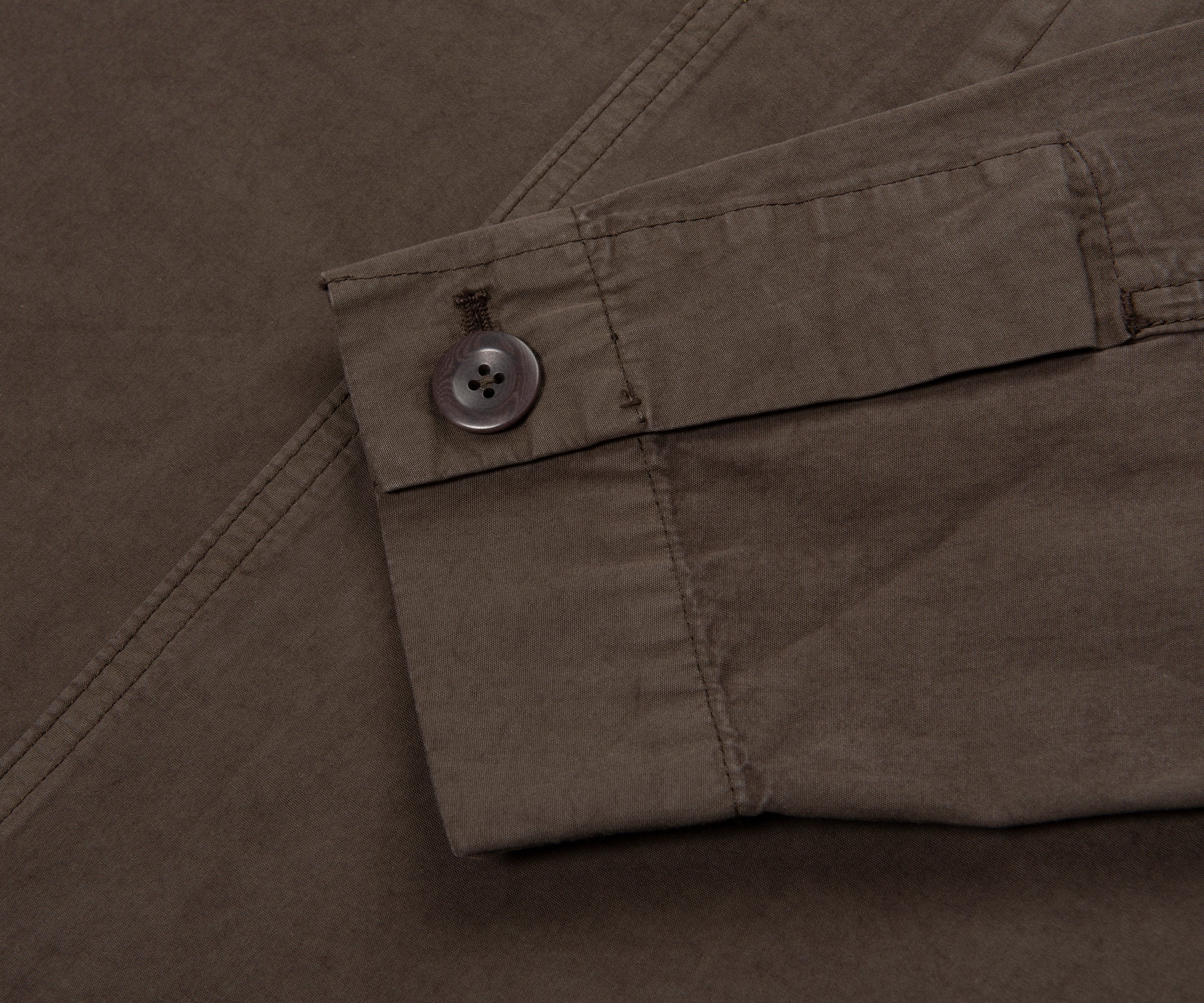 Norse Chocolate Appresskov Compact Cotton Overshirt - Image 6