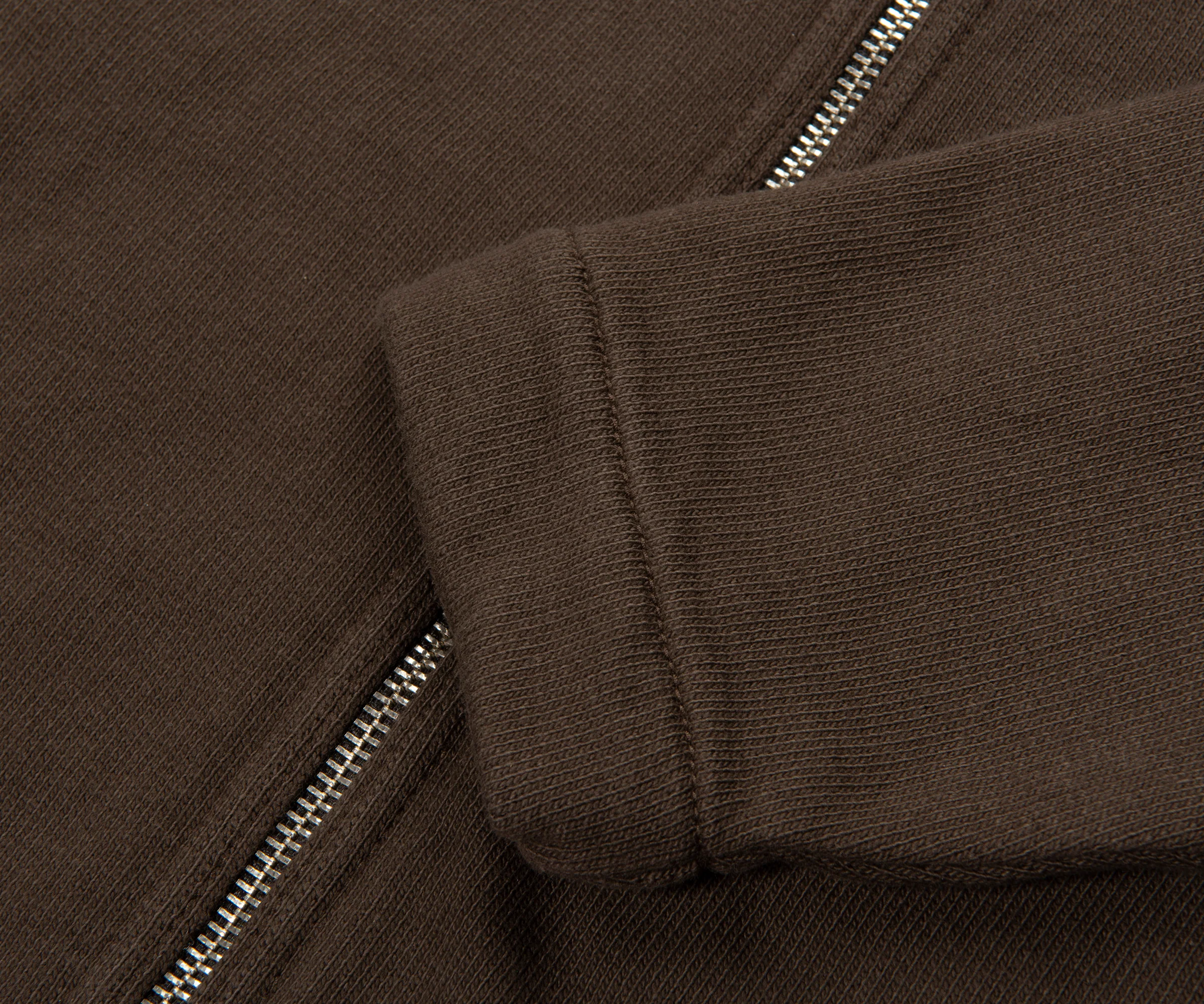 Norse Projects Chocolate Hordnal Relaxed Loopback Track Jacket - Image 4