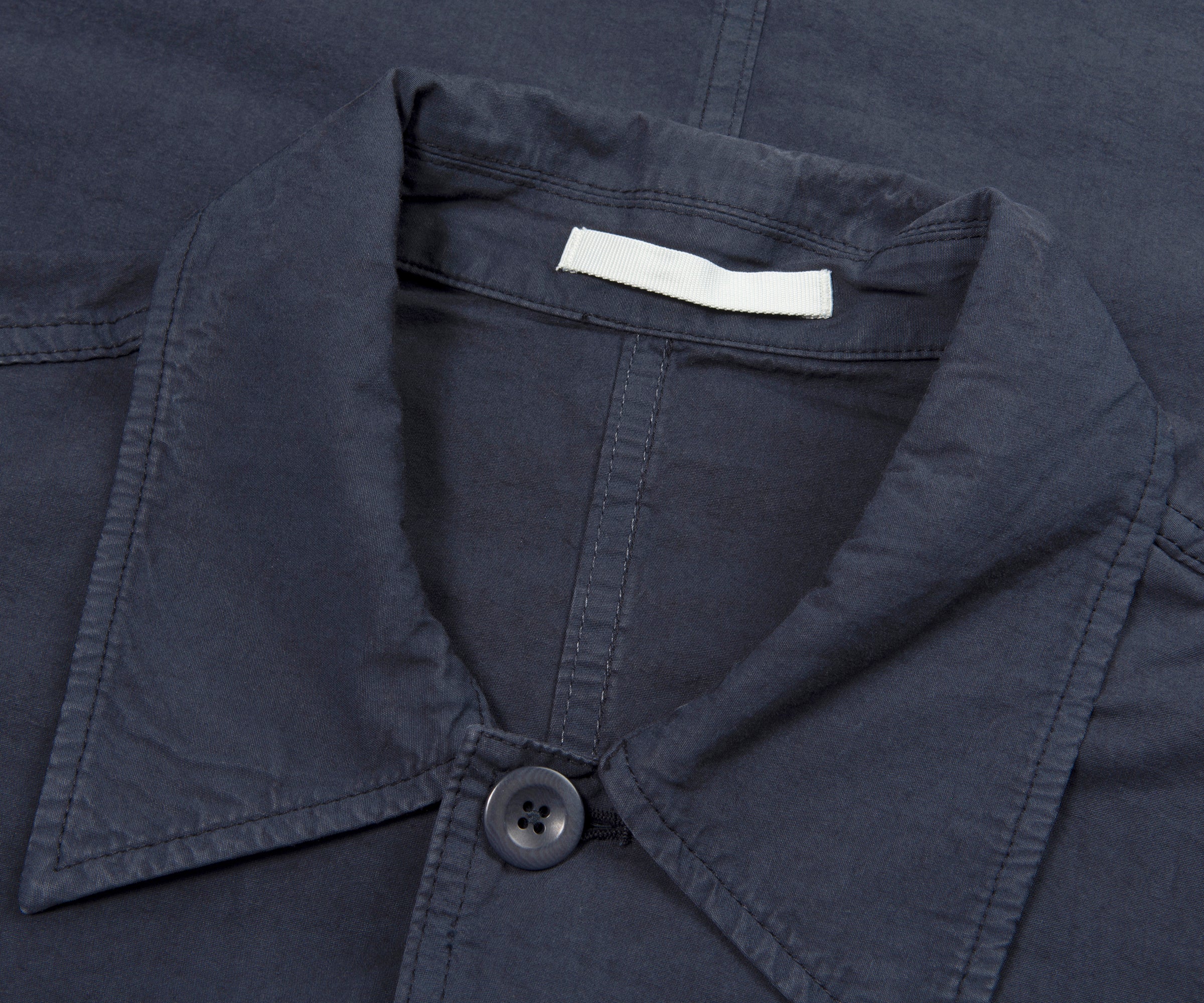 Norse Projects Navy Appresskov Compact Cotton Overshirt - Image 2