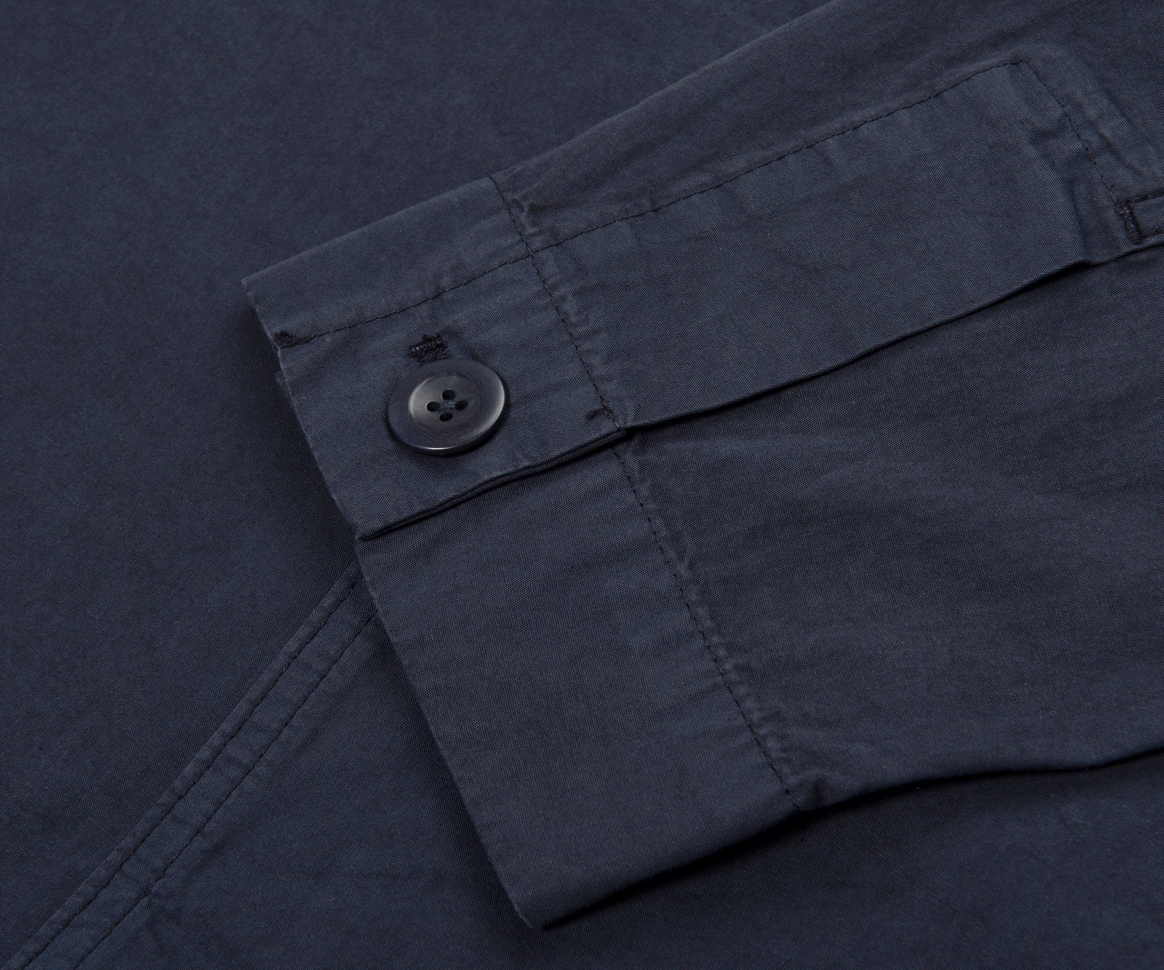 Norse Projects Navy Appresskov Compact Cotton Overshirt - Image 6