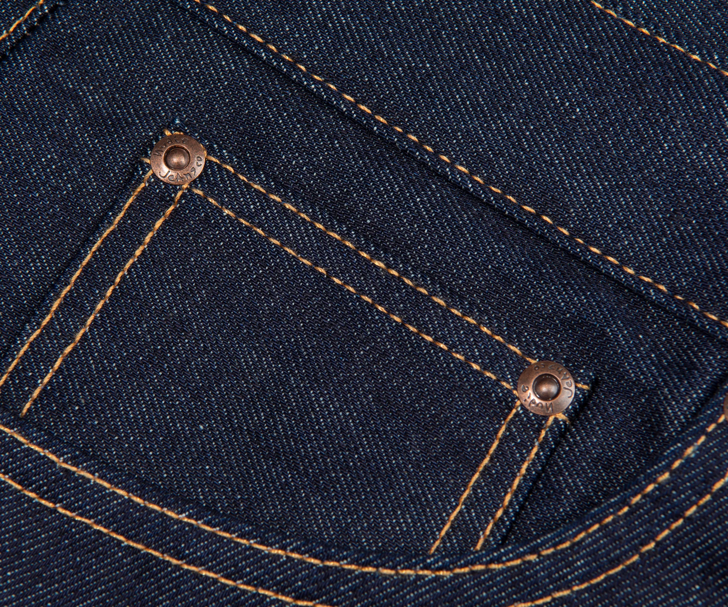 Nudie Gritty Jackson Jeans Dry Classic Navy - Image 3