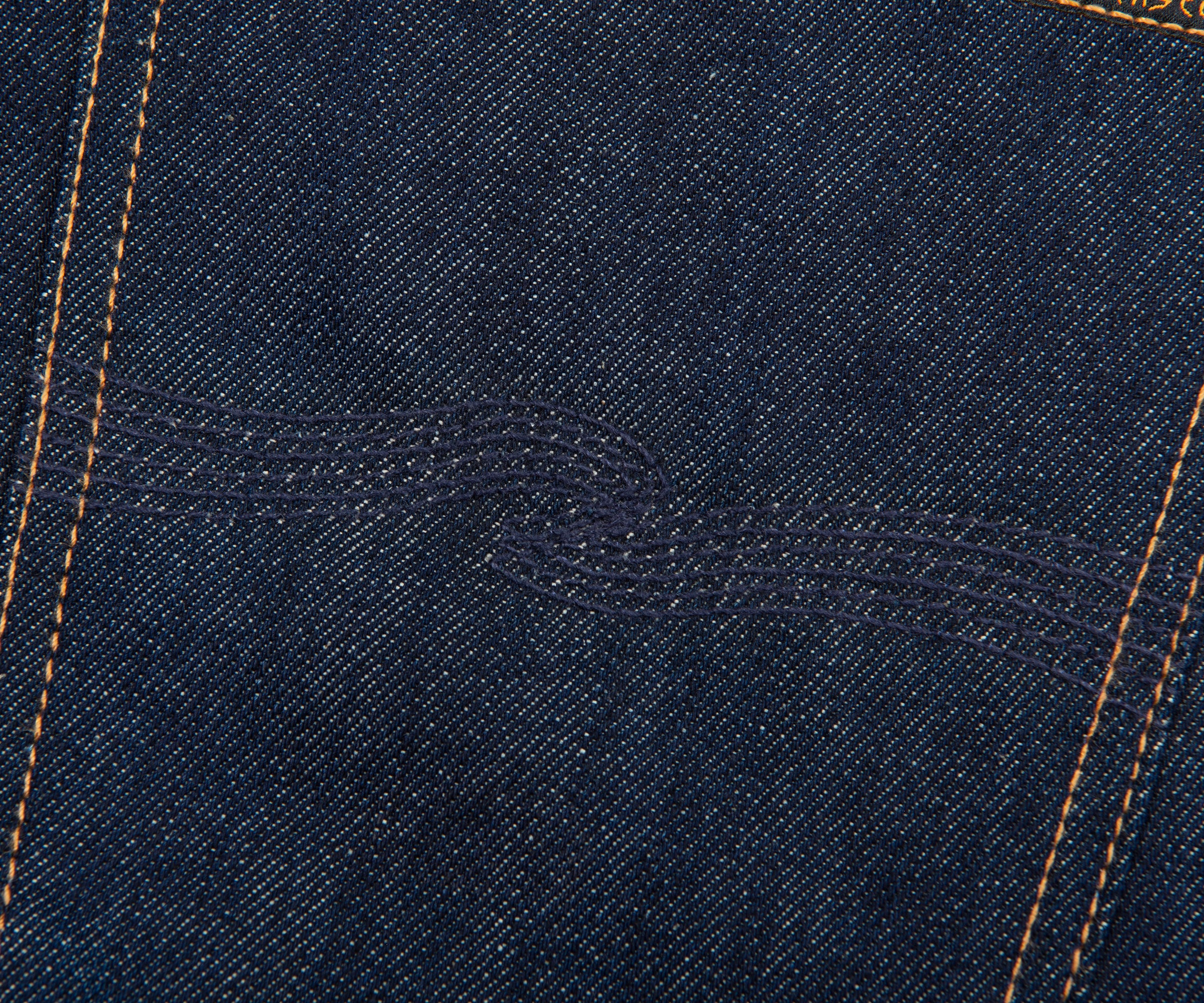 Nudie Gritty Jackson Jeans Dry Classic Navy - Image 4