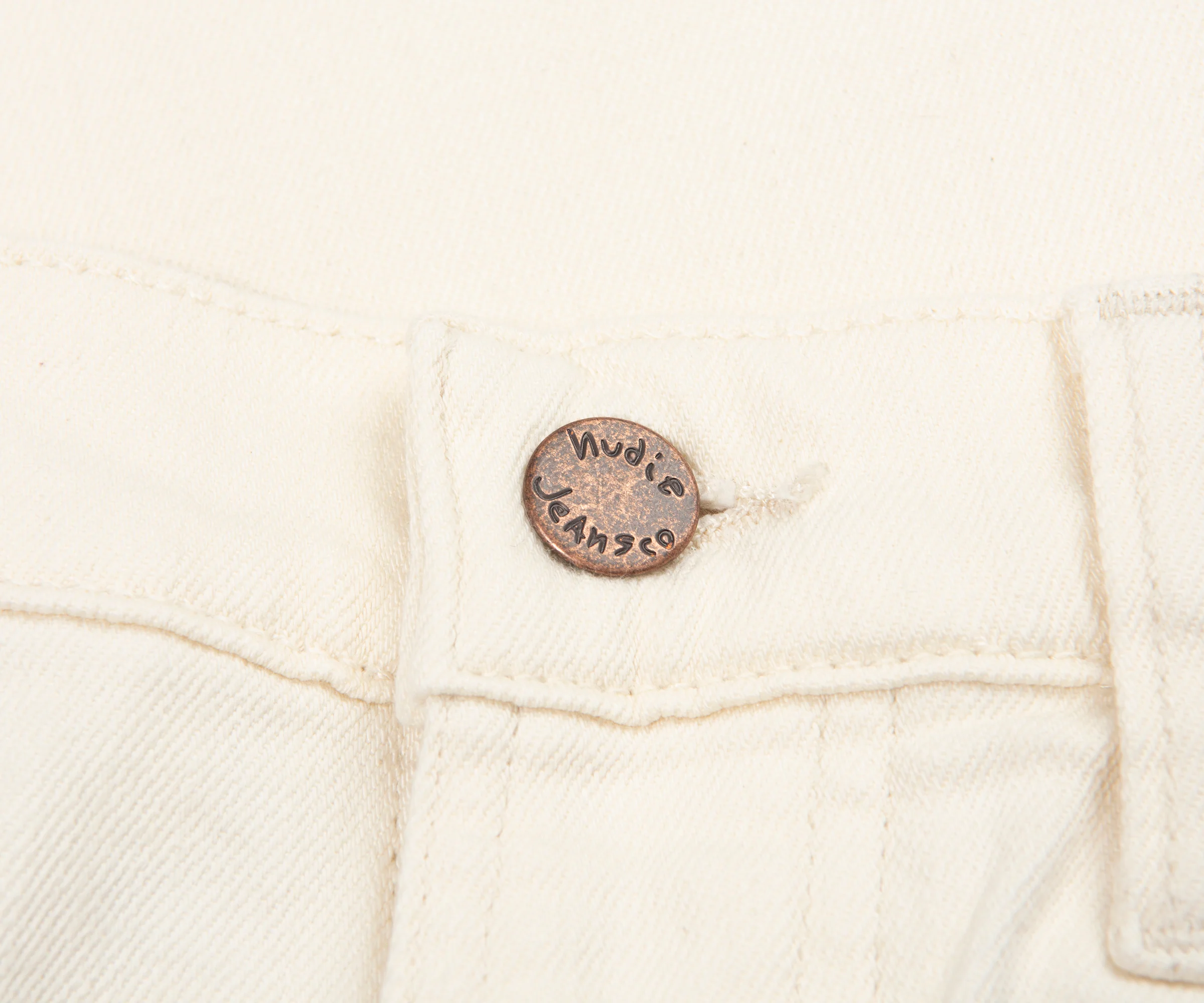 Nudie Solid Ollie Ever Ivory Jeans - Image 2