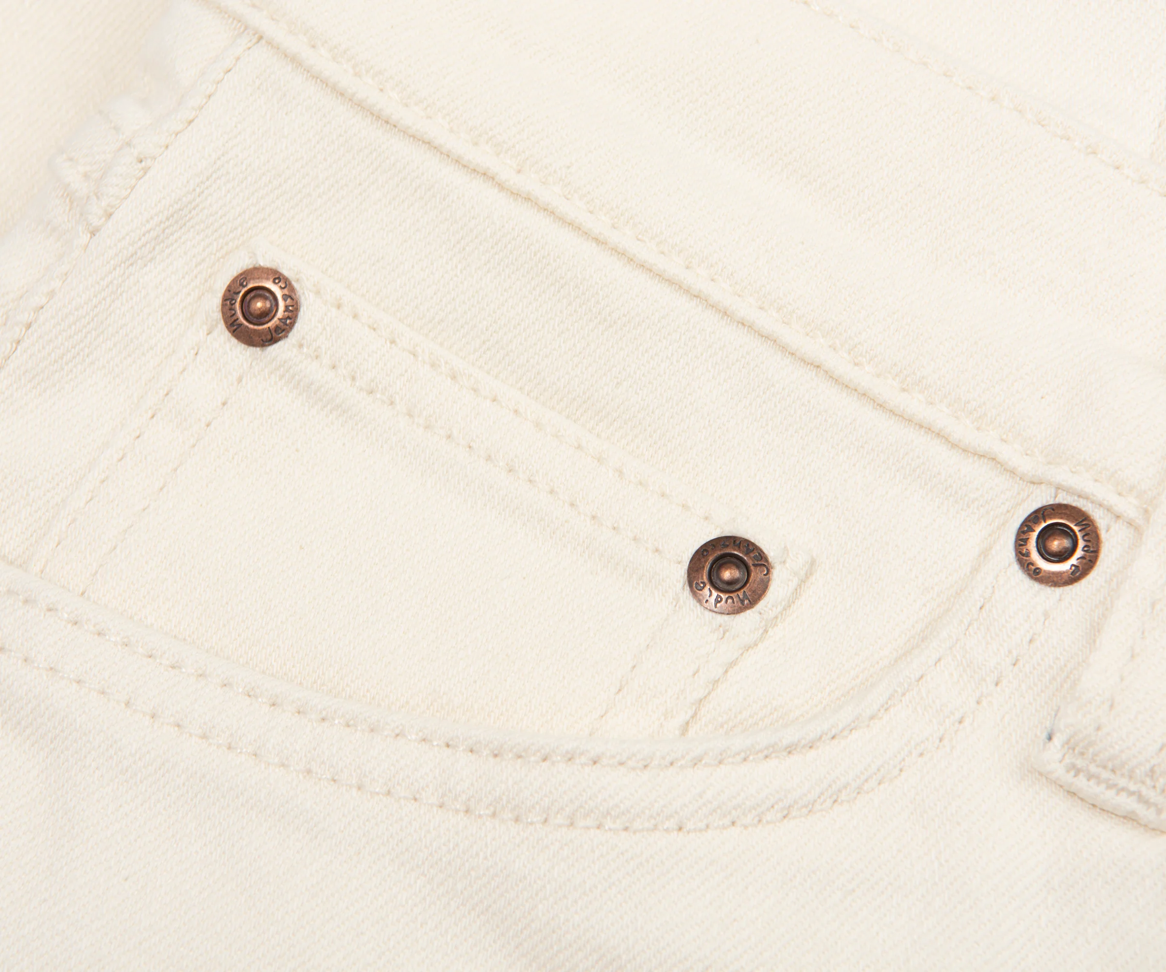Nudie Solid Ollie Ever Ivory Jeans - Image 3