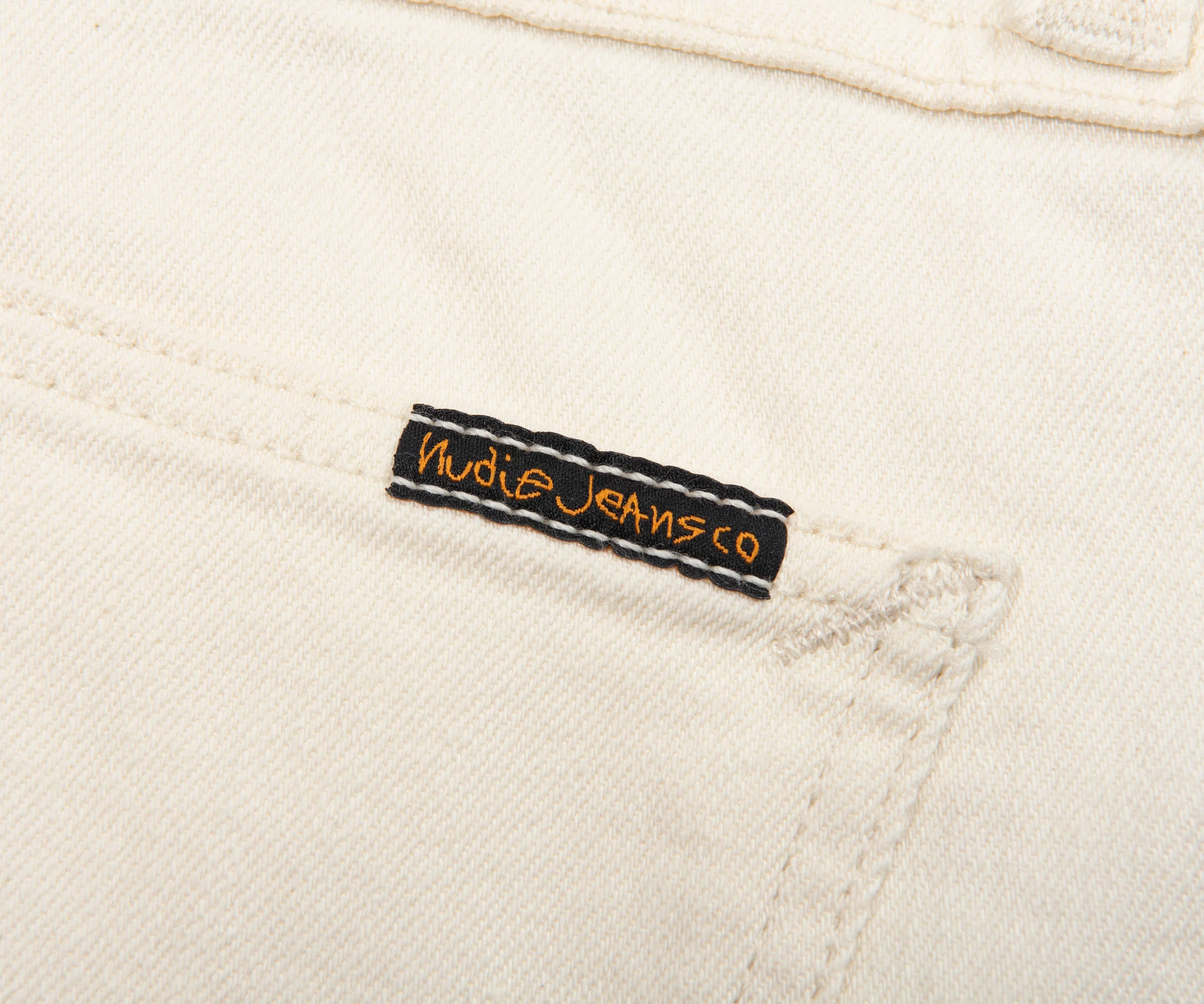 Nudie Solid Ollie Ever Ivory Jeans - Image 4