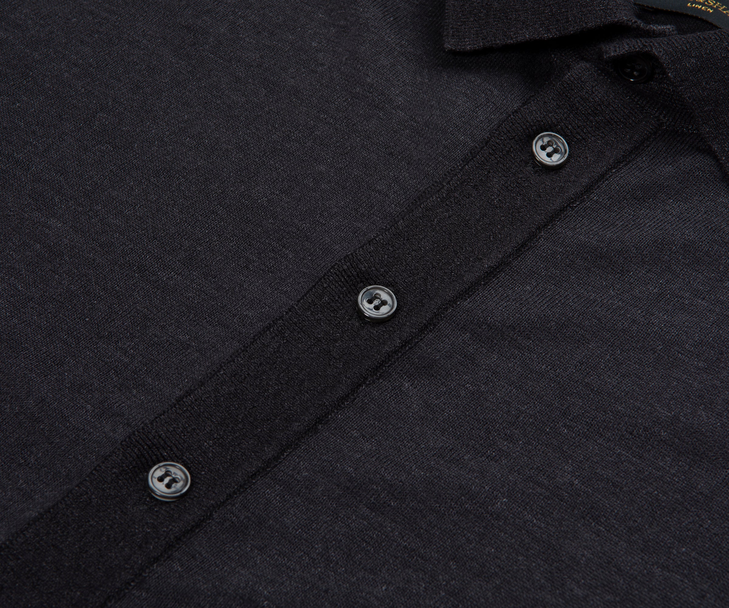 Paul & Shark Charcoal Light Weight Cardigan - Image 2