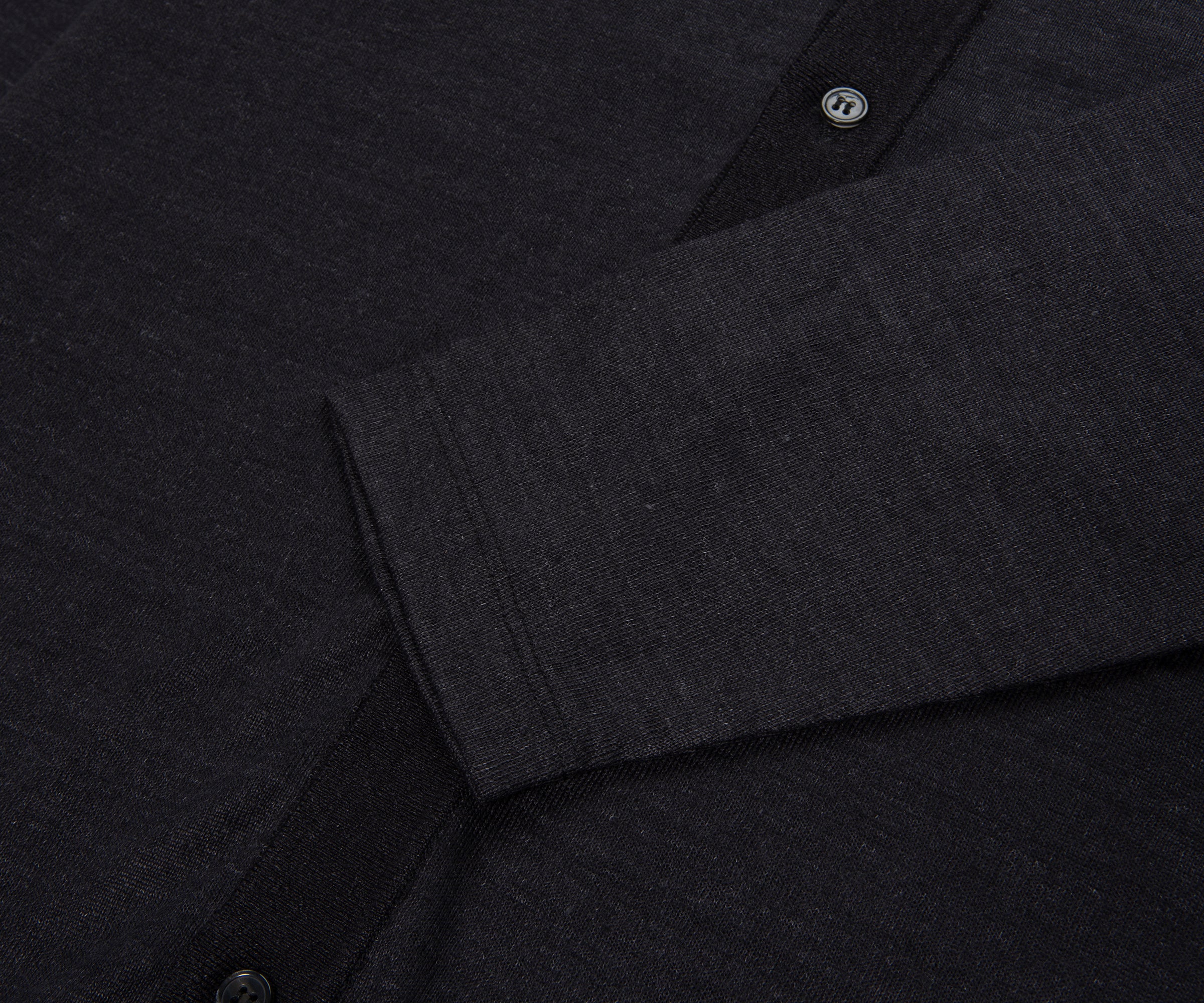 Paul & Shark Charcoal Light Weight Cardigan - Image 4