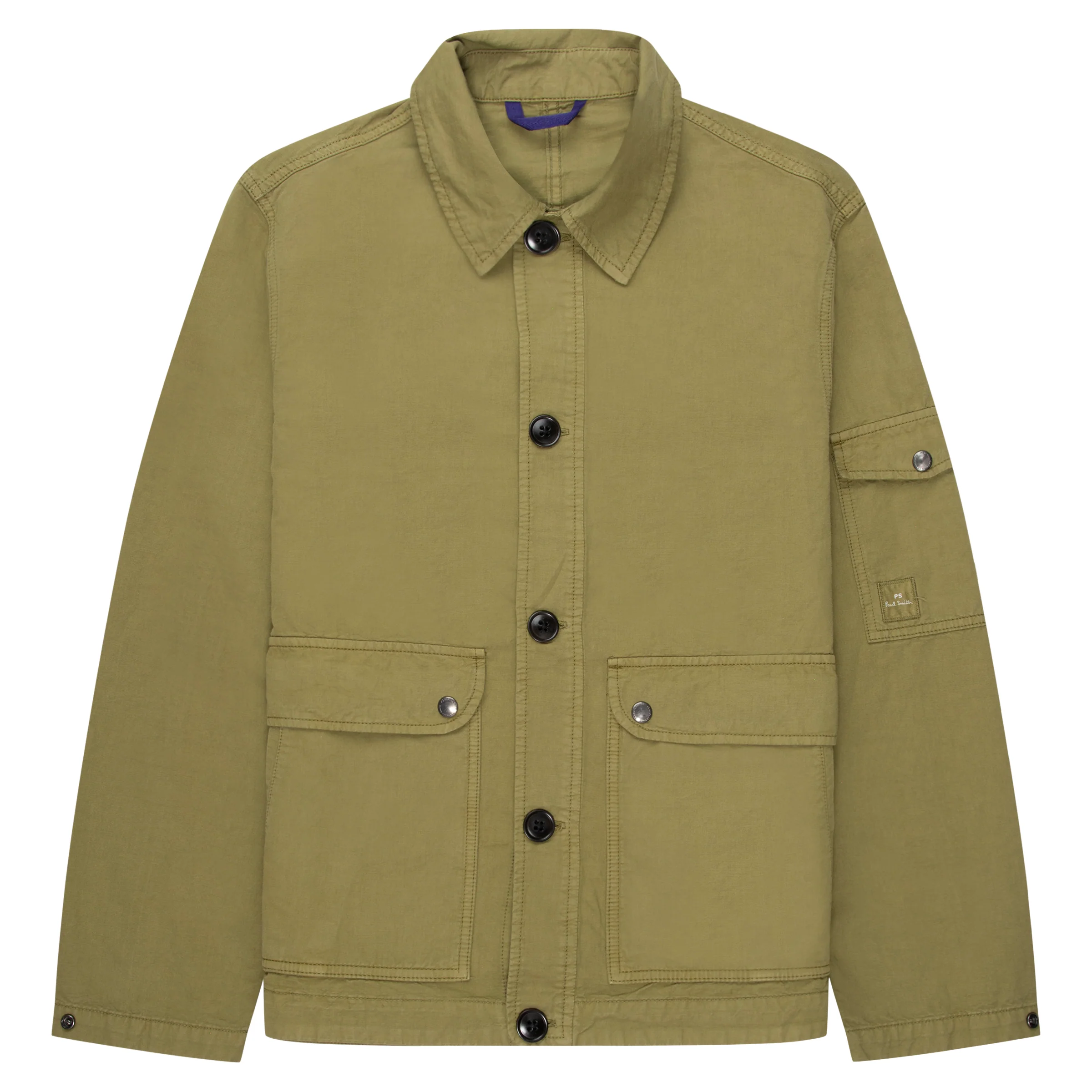 Paul Smith Olive Green Arm Pocket Shacket