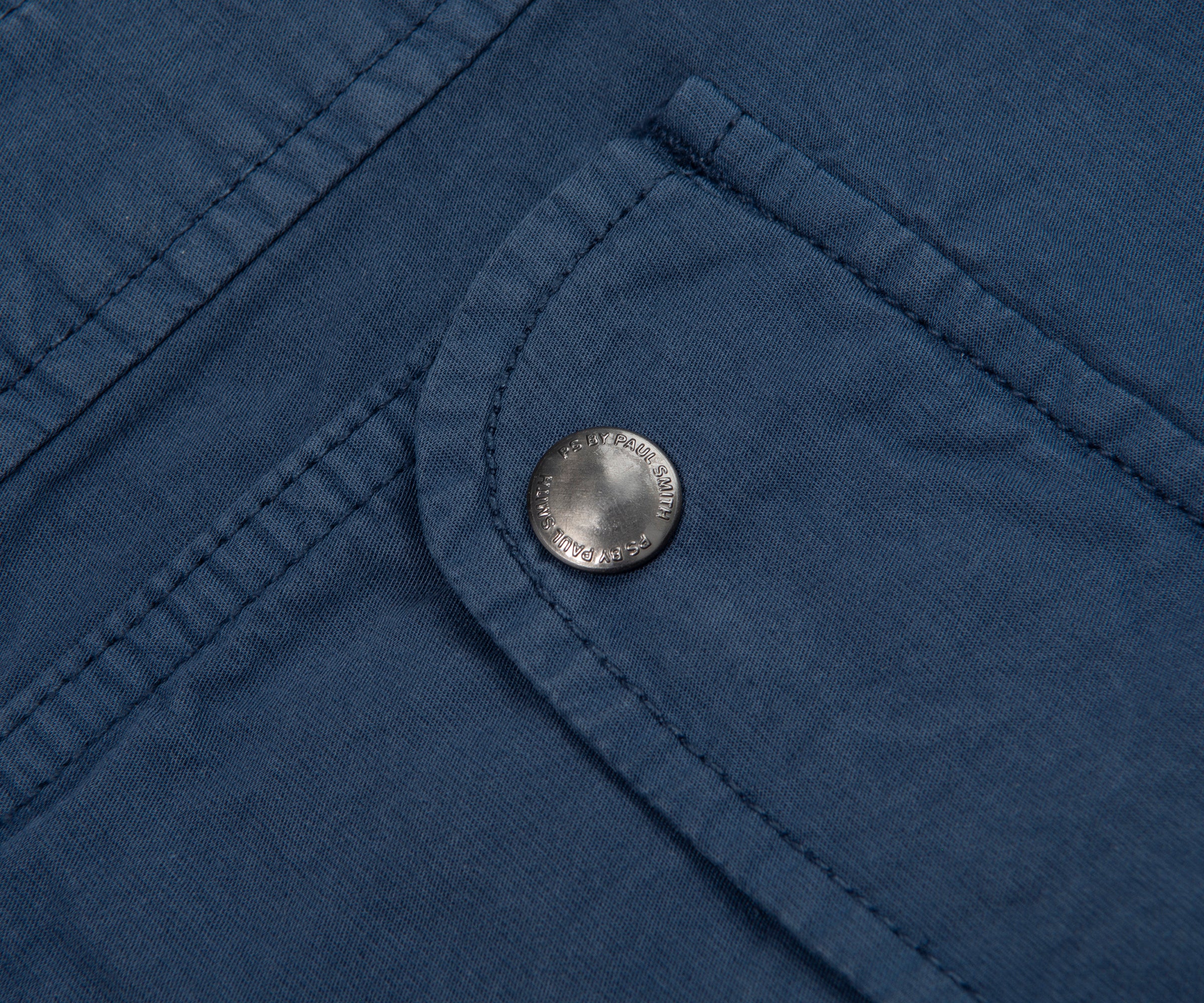 Paul Smith Petrol Blue Arm Pocket Shacket - Image 4