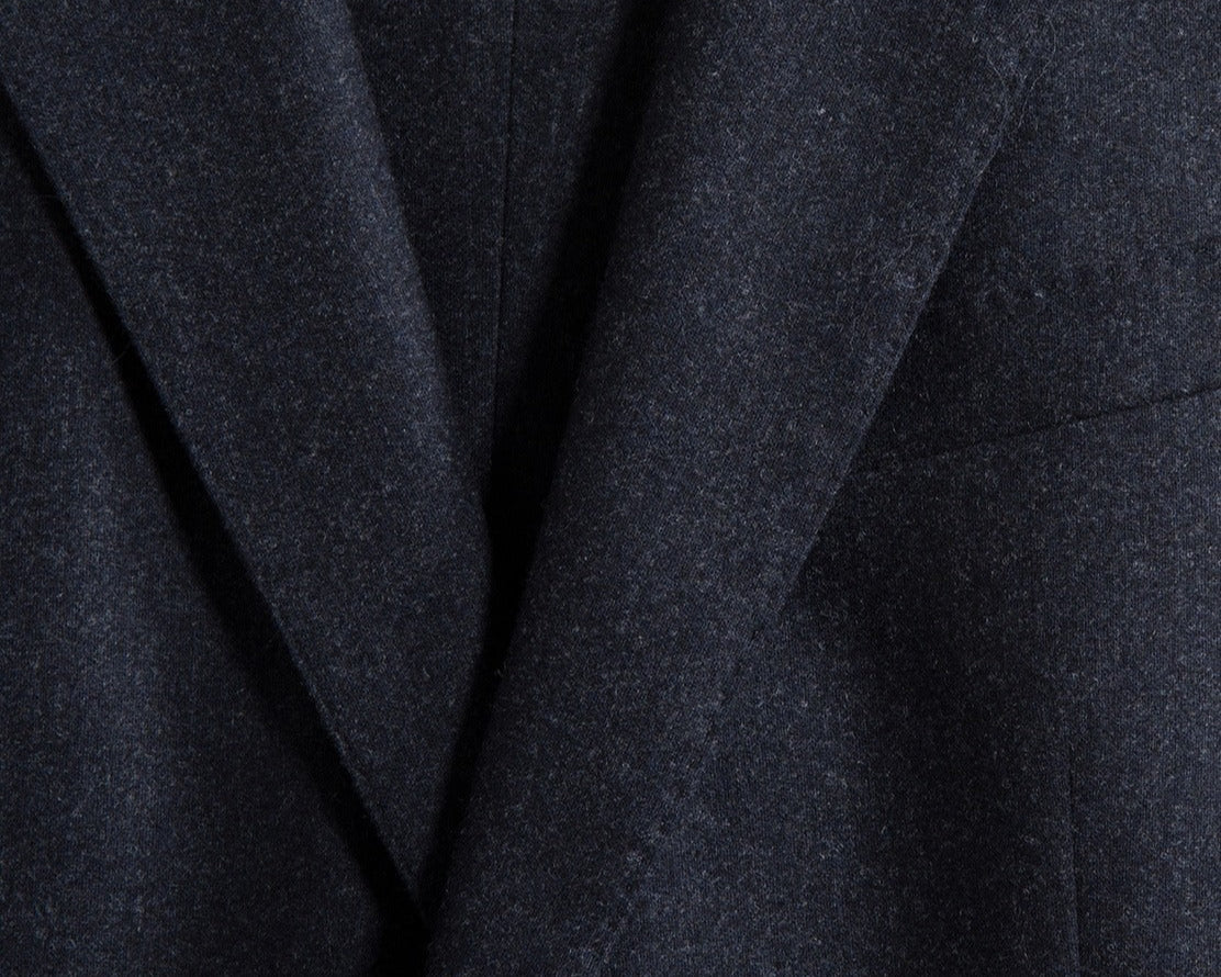 HUGO BOSS Plain 2 button Stretch Huge3/Genius2 Suit Navy Blue - Image 7