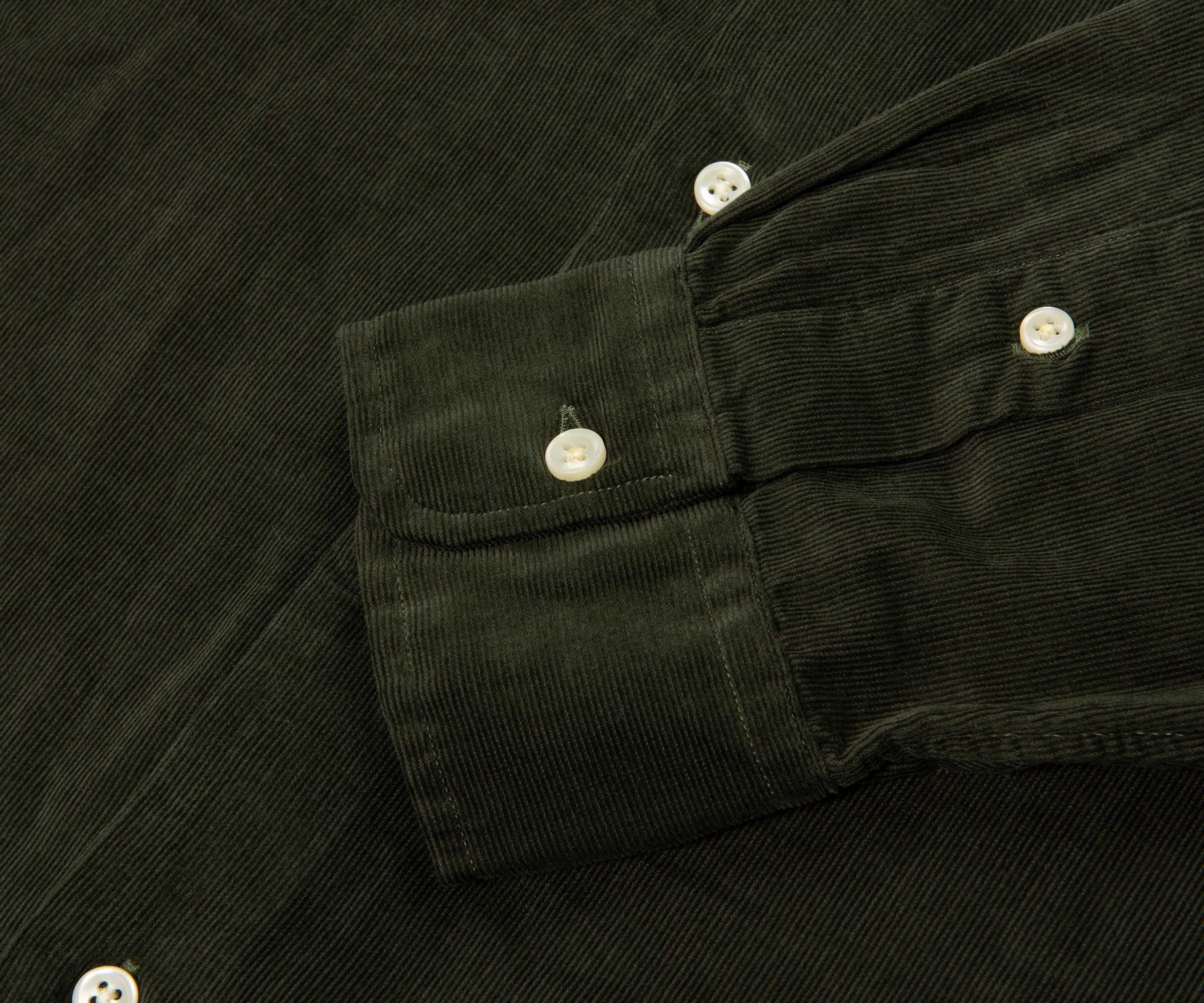 Ralph Lauren Moss Green Corduroy Shirt - Image 5