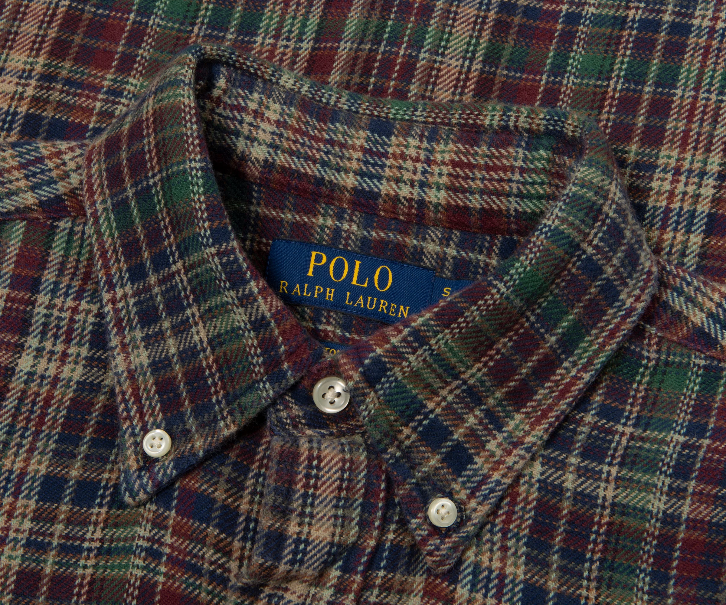 Ralph Lauren Multi Plaid Soft Wool Shirt - Image 2