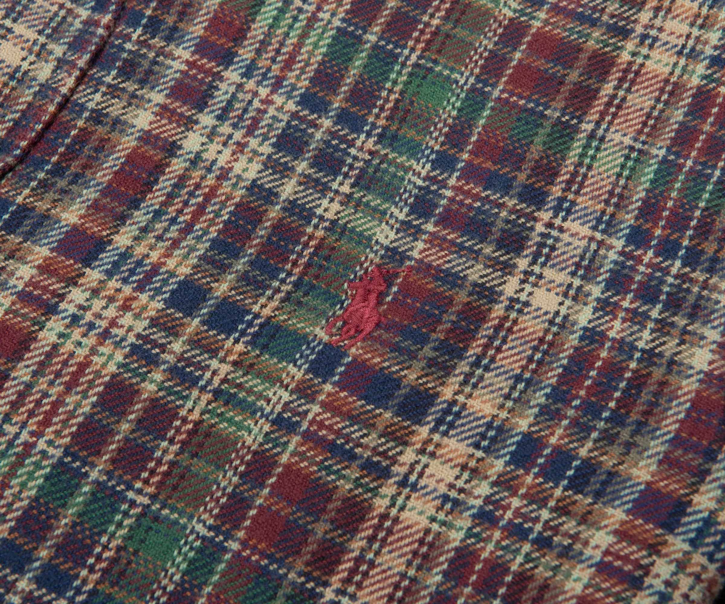 Ralph Lauren Multi Plaid Soft Wool Shirt - Image 4