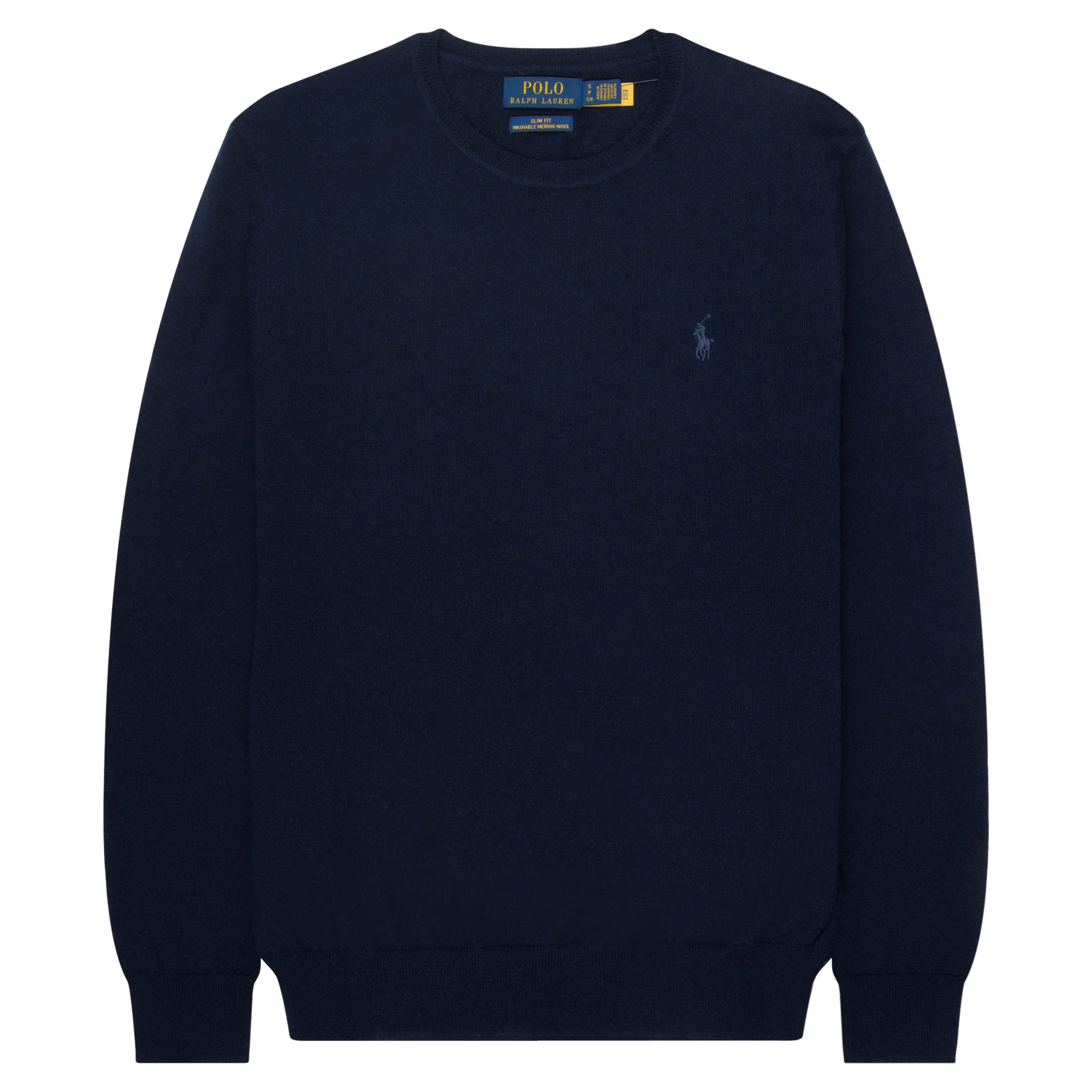 Ralph Lauren Navy Merino Wool Crewneck