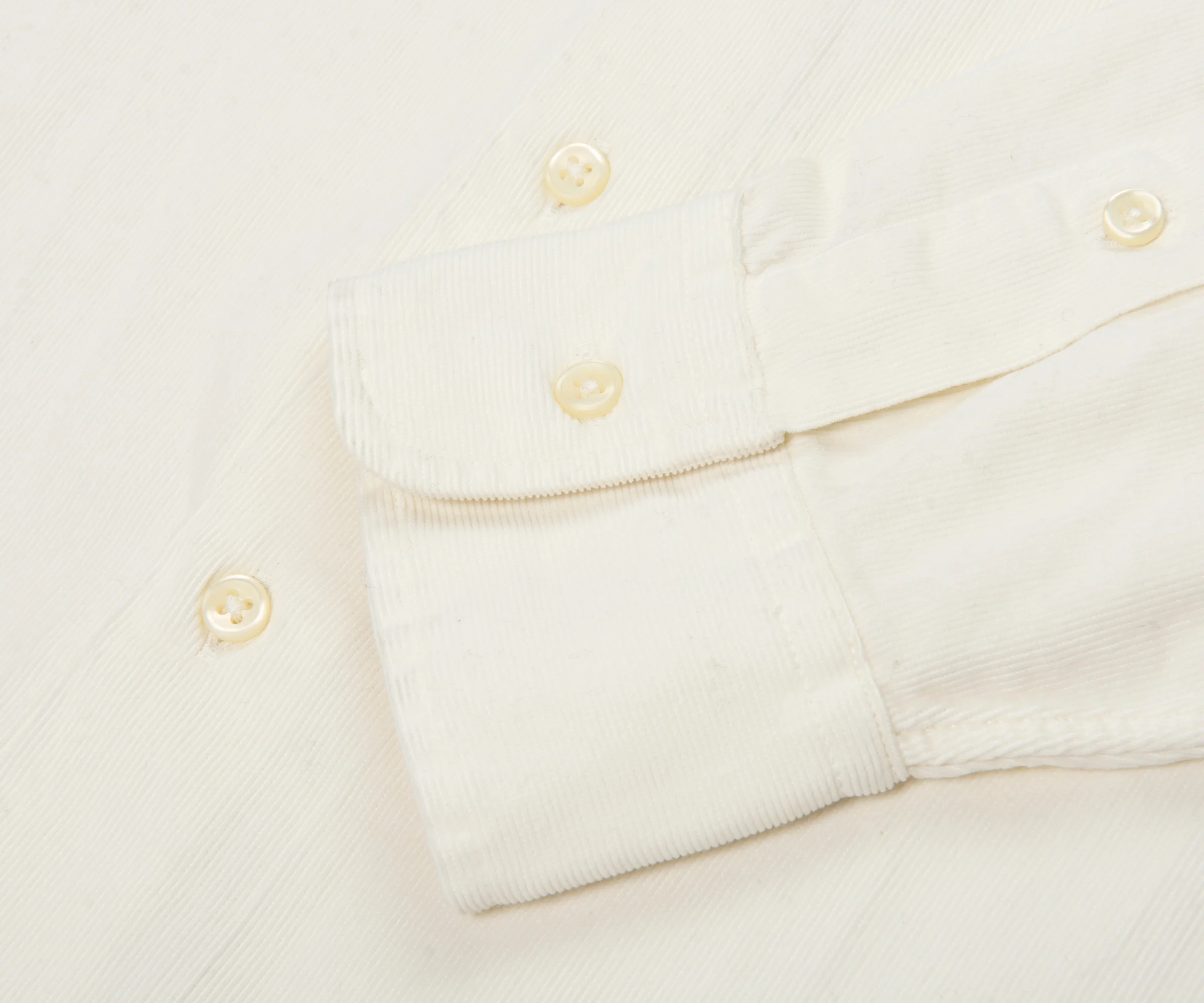 Ralph Lauren Off White Corduroy Shirt - Image 4