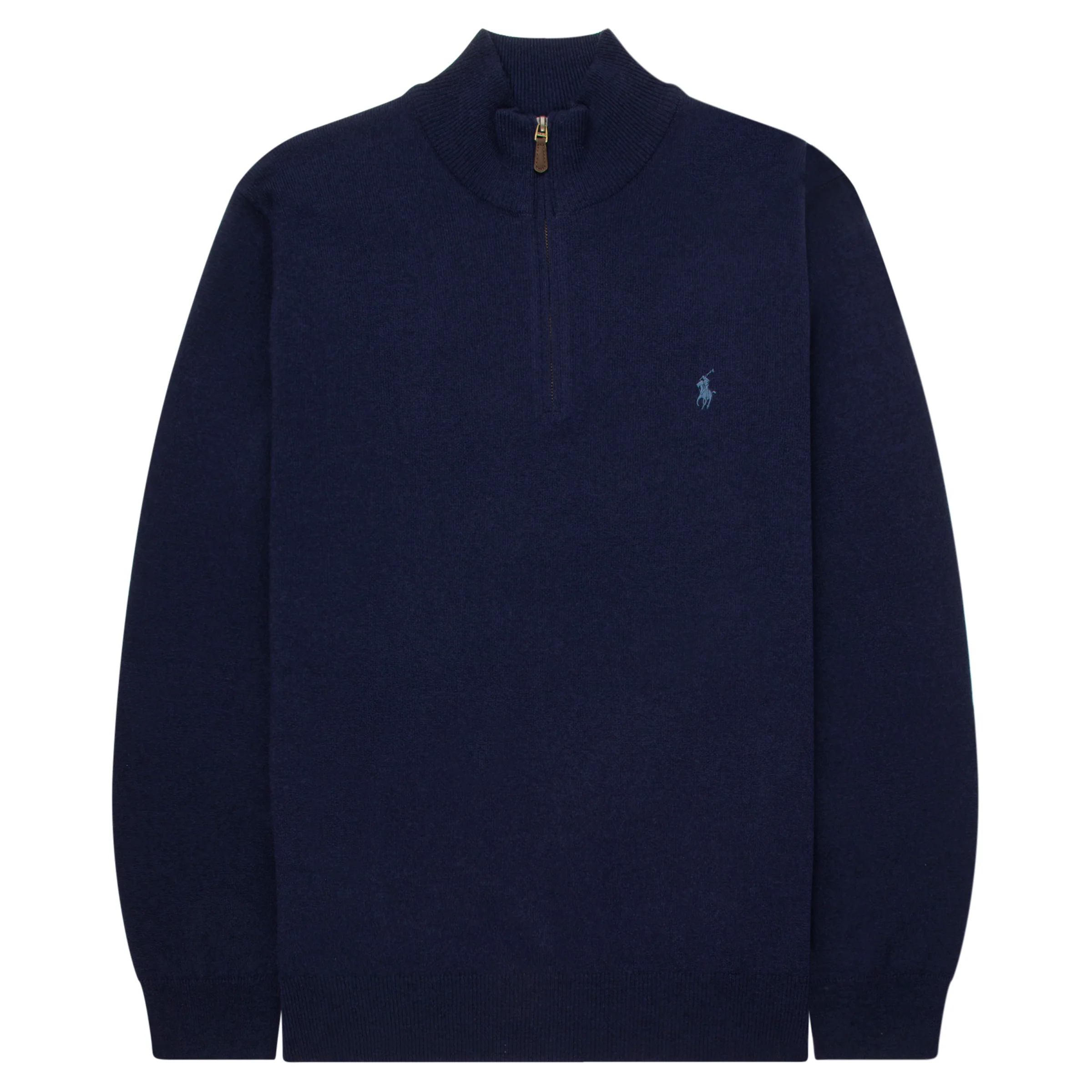 Ralph Lauren Classic Logo 1/4 Zip Knit Hunter Navy