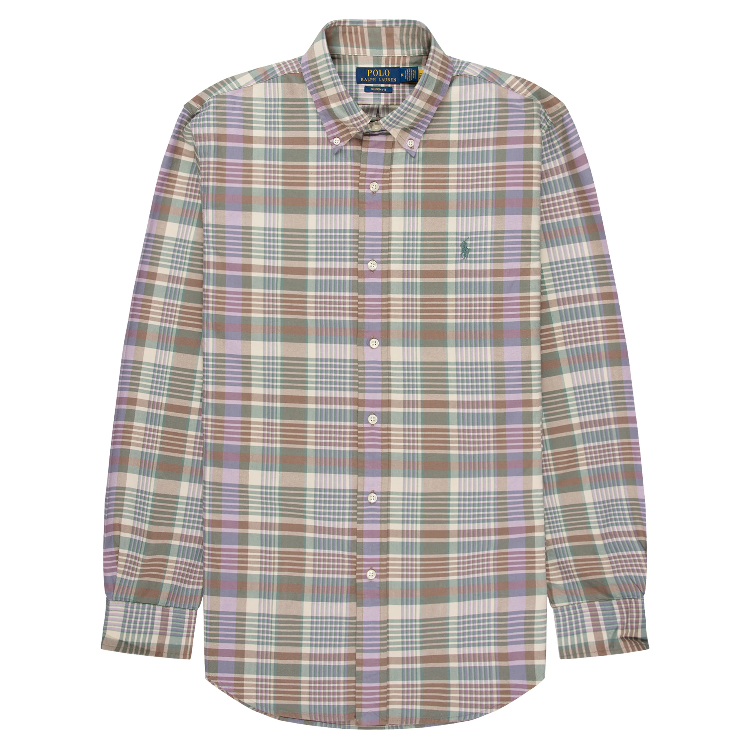 Ralph Lauren Green Multi Check Custom Fit Shirt