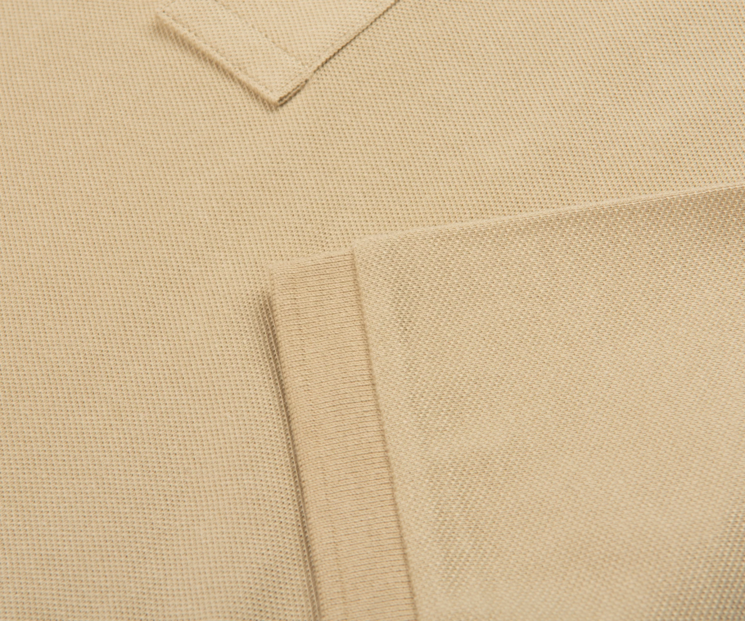 Ralph Lauren Khaki Stretch Mesh Slim Fit Polo - Image 5