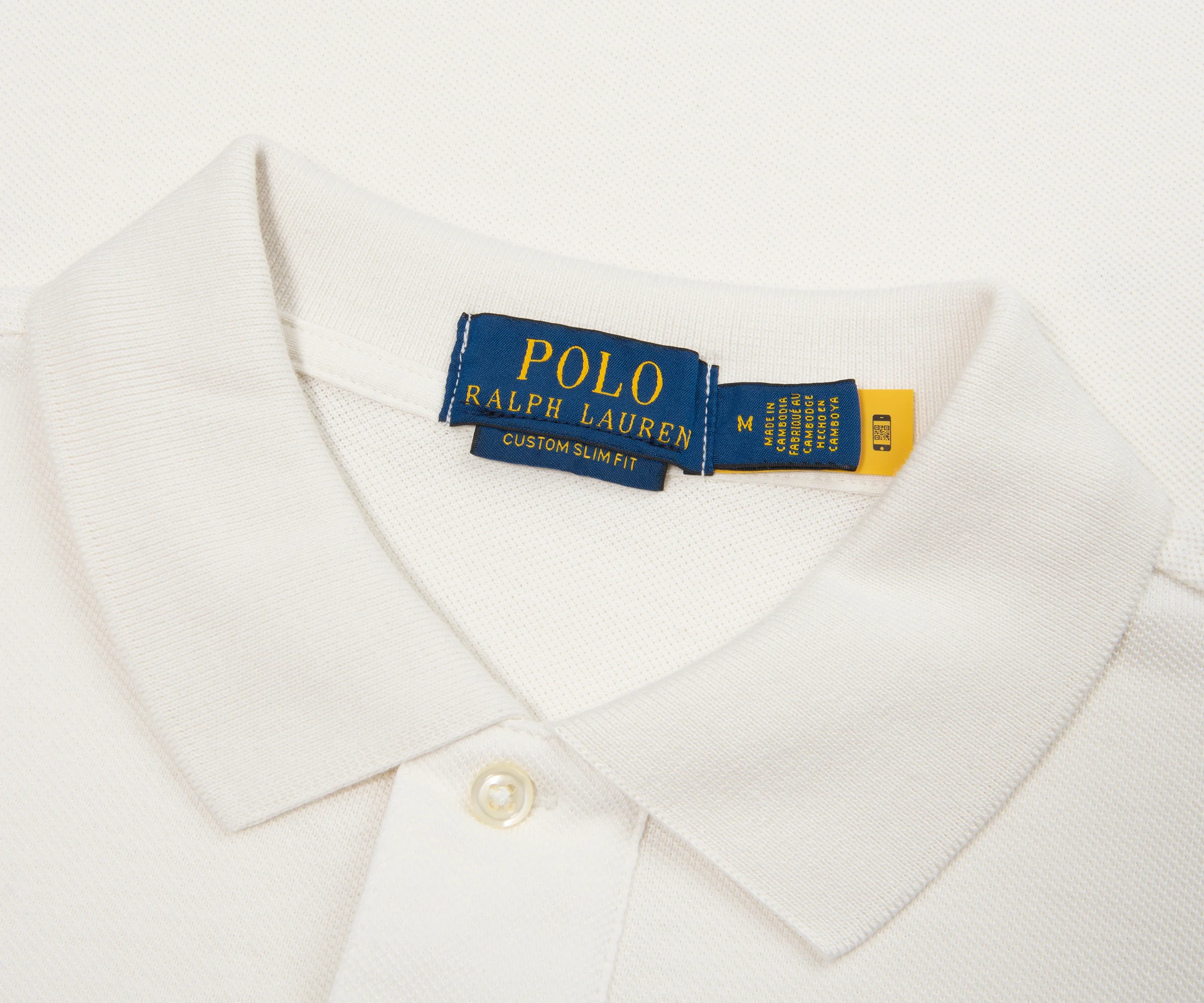 Ralph Lauren Milk Custom Slim Fit SS Polo - Image 2