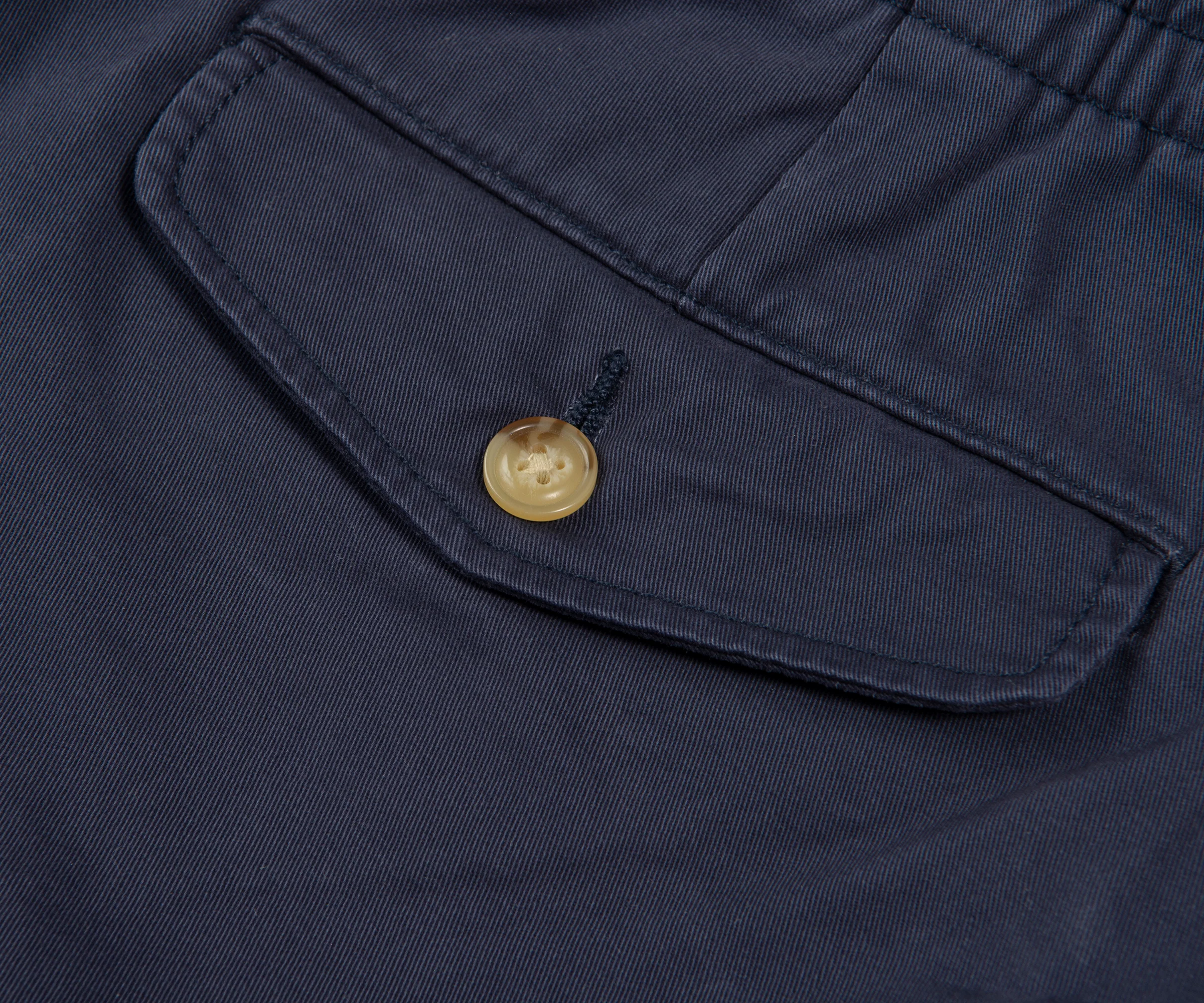 Ralph Lauren Navy Drawstring Chino Shorts - Image 3