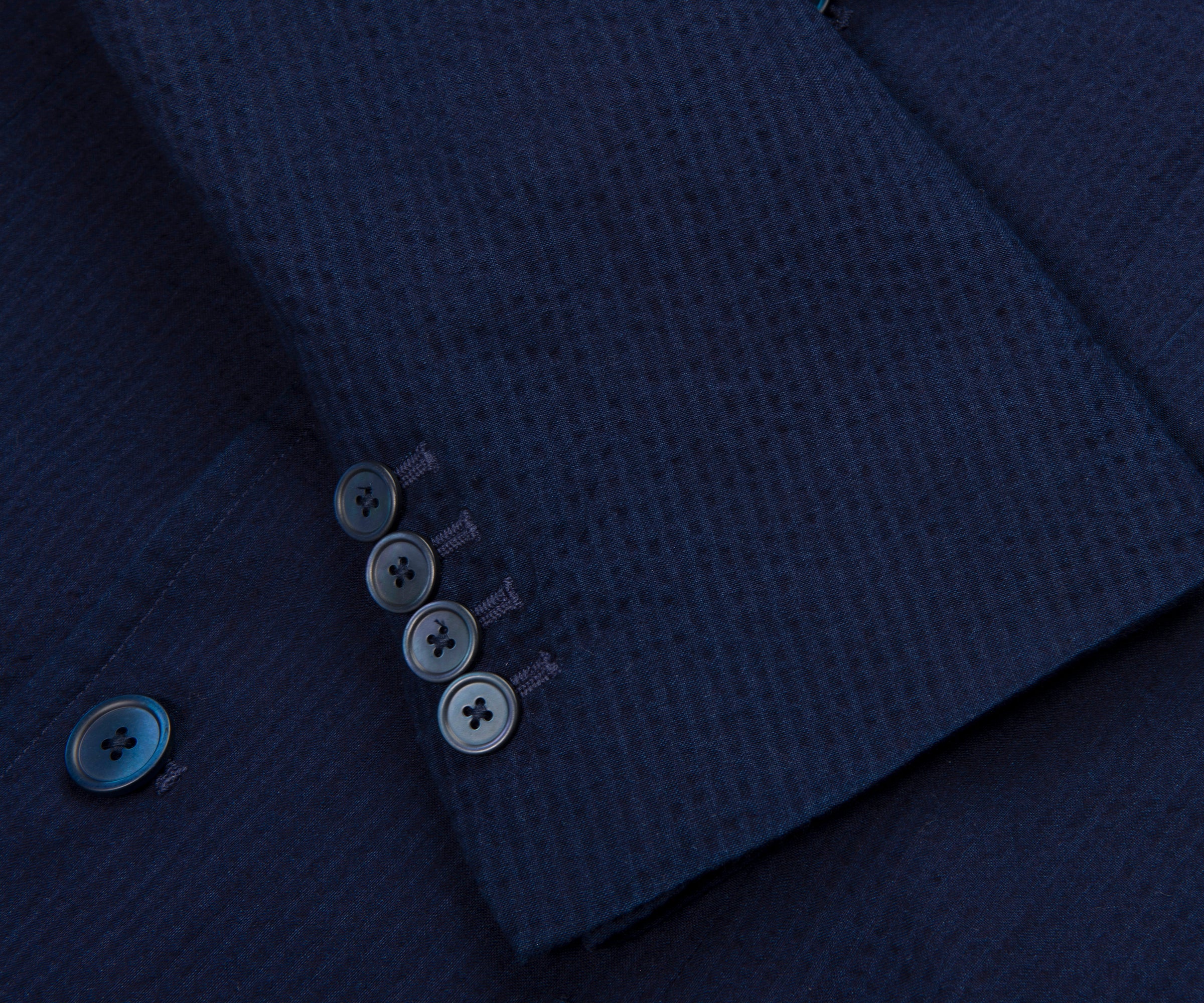 Ralph Lauren Navy Seersucker Blazer - Image 5